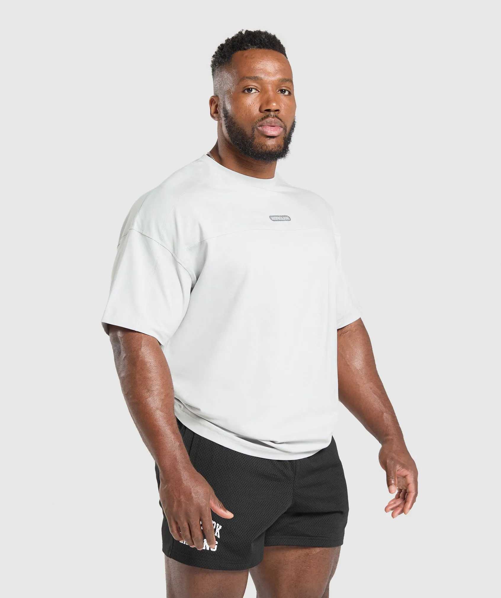 Gymshark Bodybuilding Graphic Short Sleeve T-Shirt - Metal Grey sold by Gymshark product image thumbnail 3