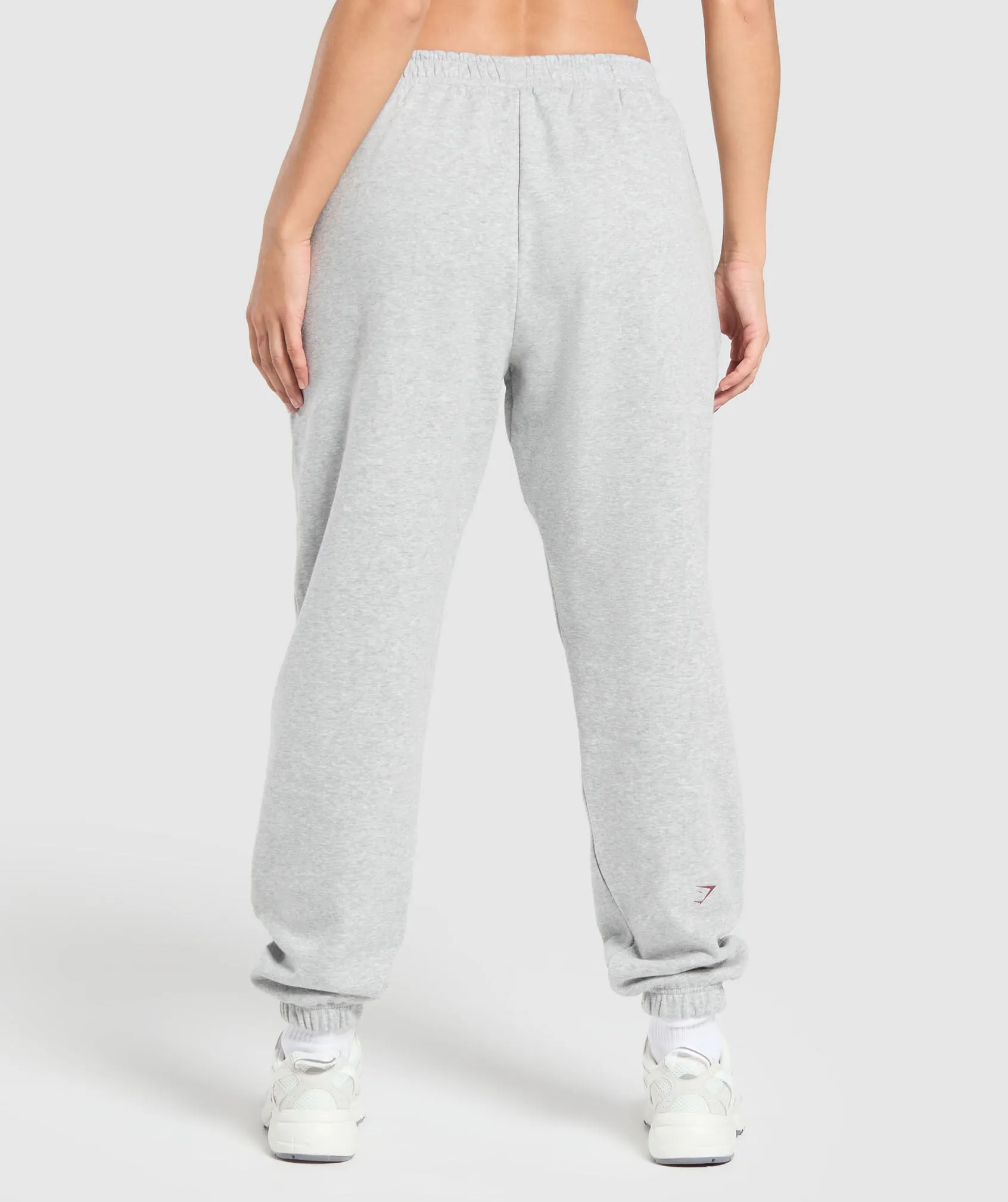 Gymshark Collegiate Lifestyle Fleece Joggers - Light Grey Core Marl sold by Gymshark product image thumbnail 2