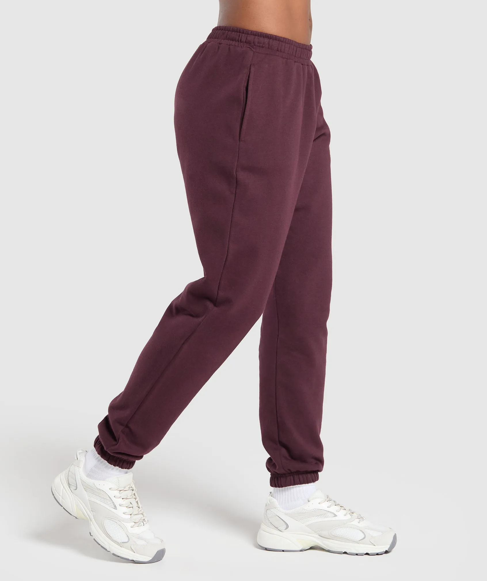 Gymshark Collegiate Lifestyle Fleece Joggers - Depth Purple sold by Gymshark product image thumbnail 3