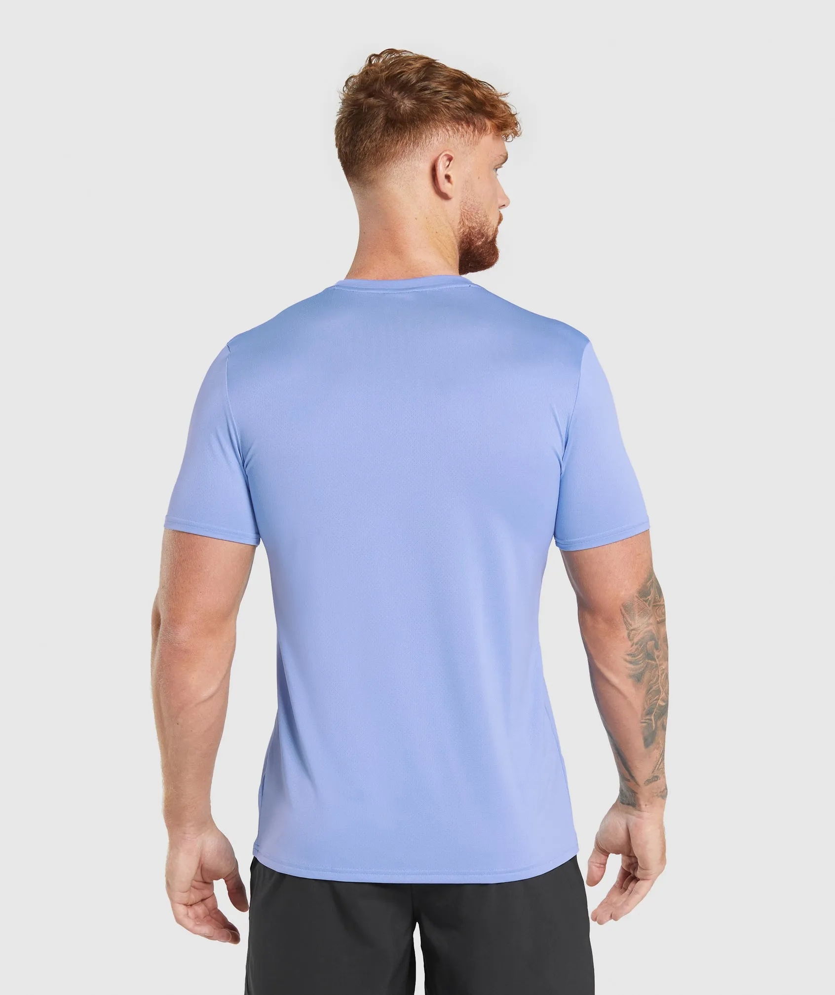 Gymshark Arrival Regular Fit T-Shirt - Lift Blue sold by Gymshark product image thumbnail 3