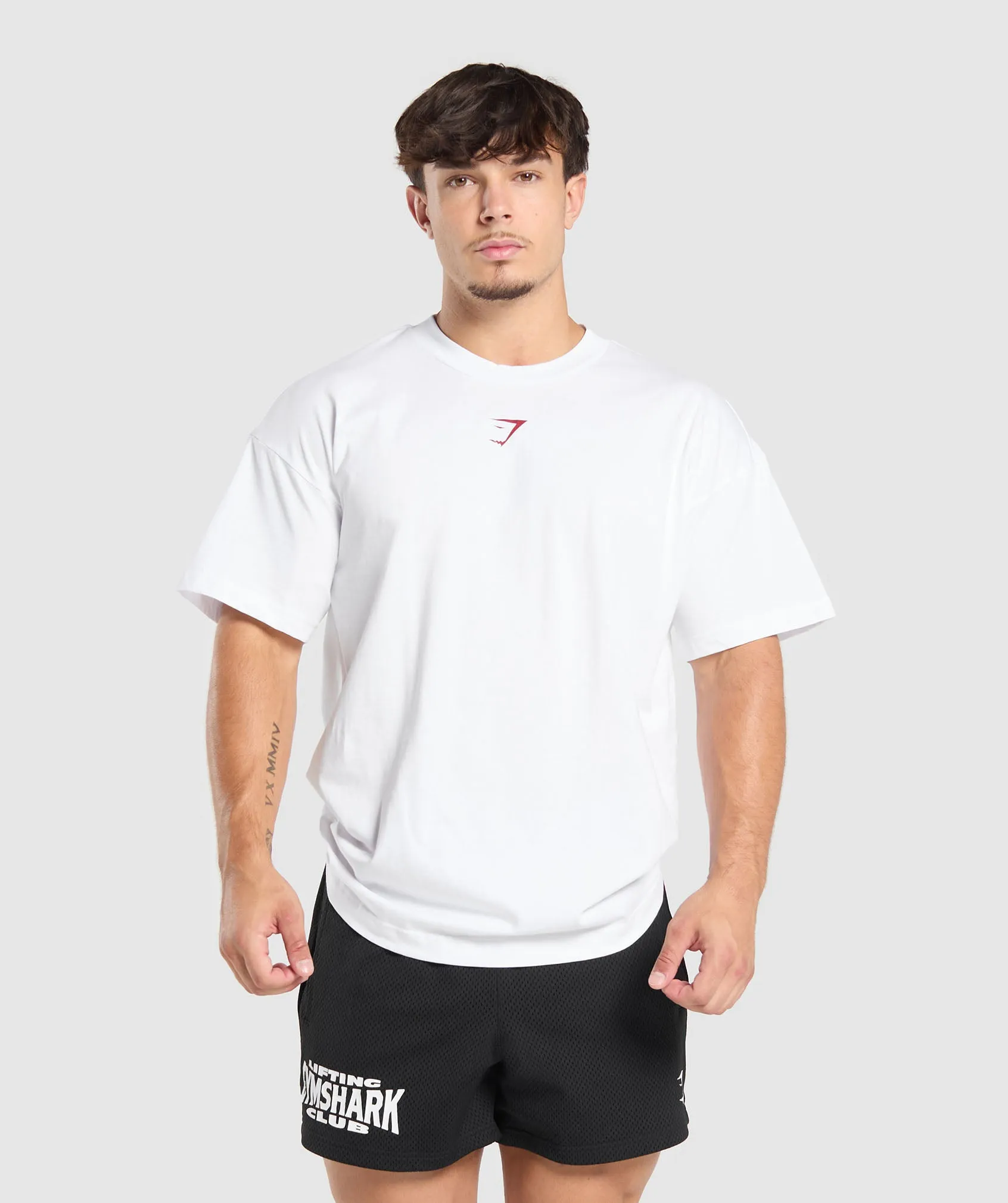 Gymshark Strength Department Graphic T-Shirt - White sold by Gymshark