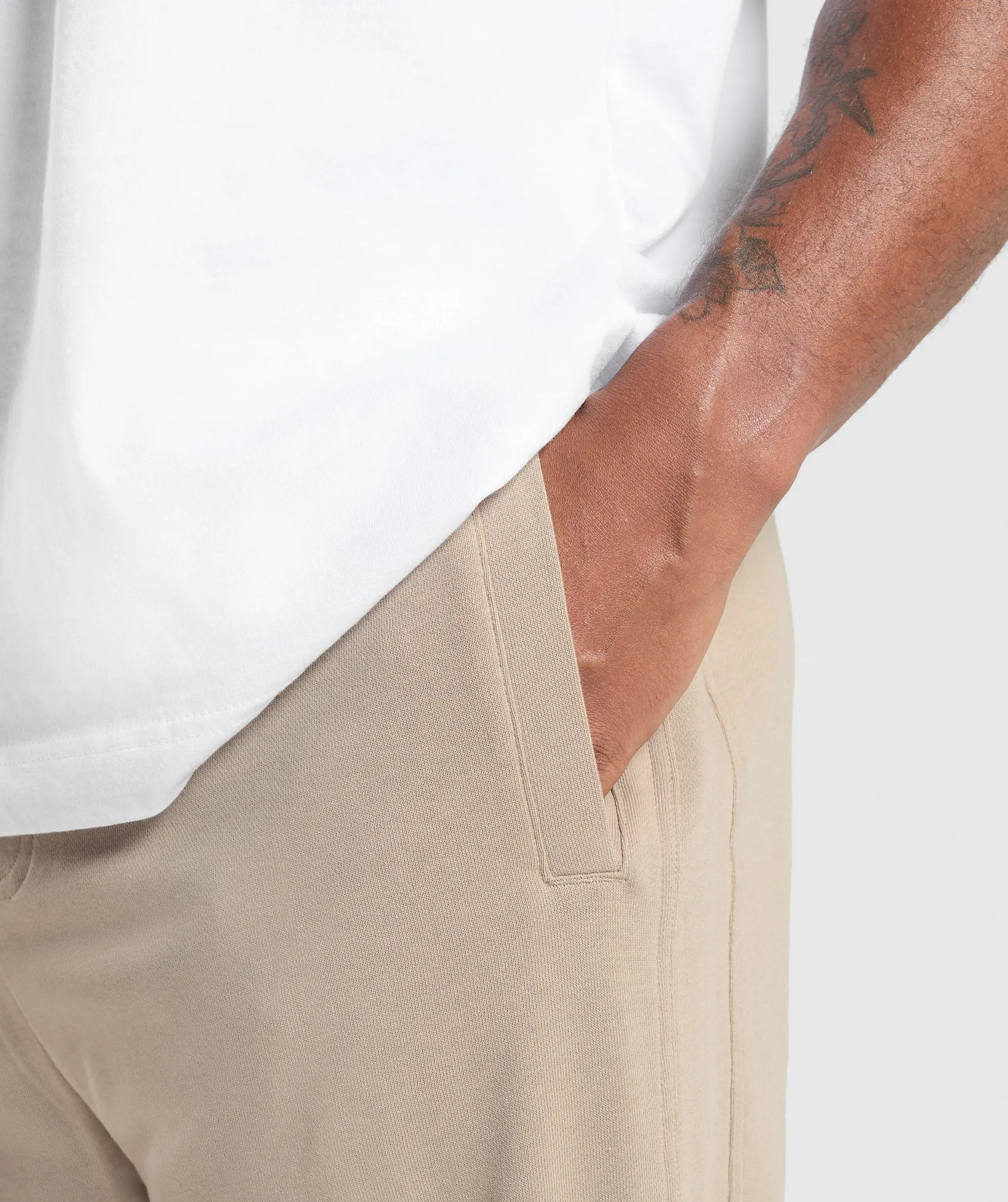 Gymshark Rest Day Essentials Joggers - Sand Brown sold by Gymshark product image thumbnail 5