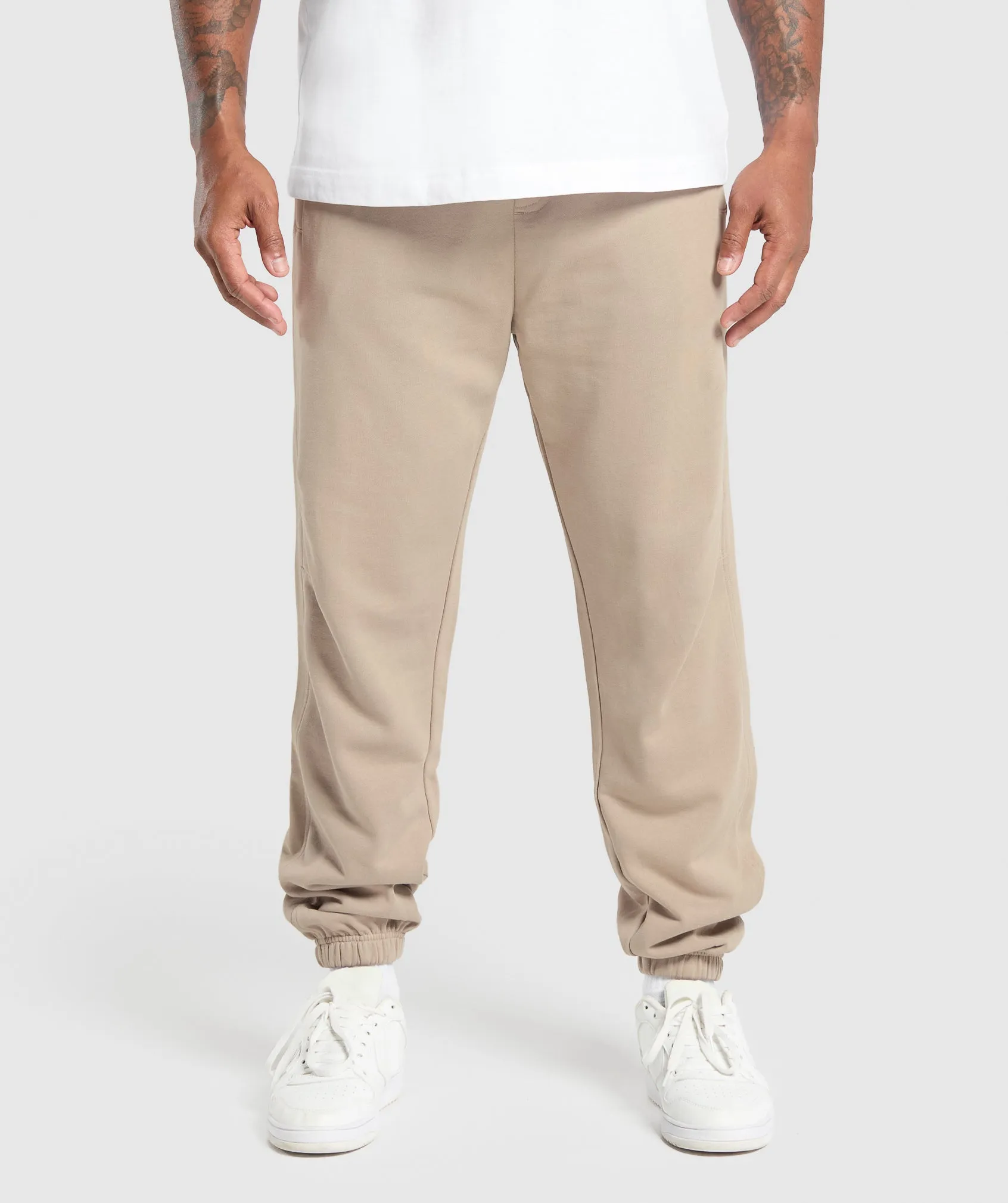 Gymshark Rest Day Essentials Joggers - Sand Brown sold by Gymshark