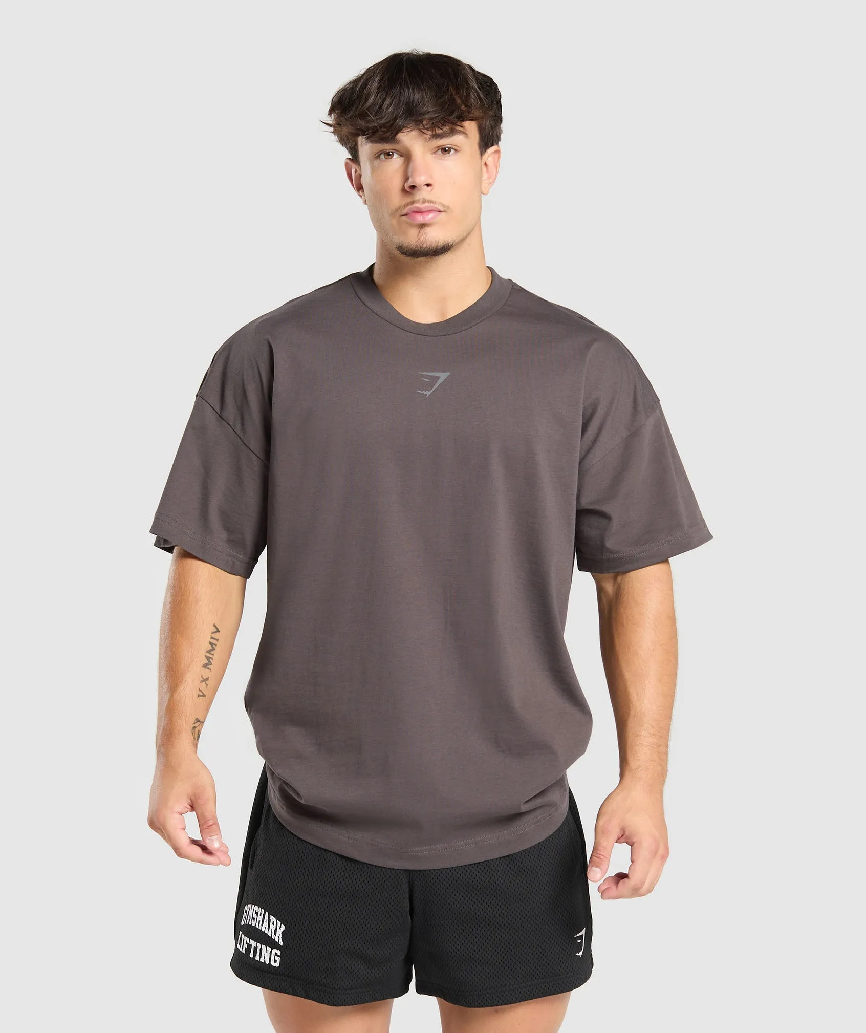 Gymshark Movin' Metal Graphic T-Shirt - Greyed Purple sold by Gymshark product image thumbnail 2
