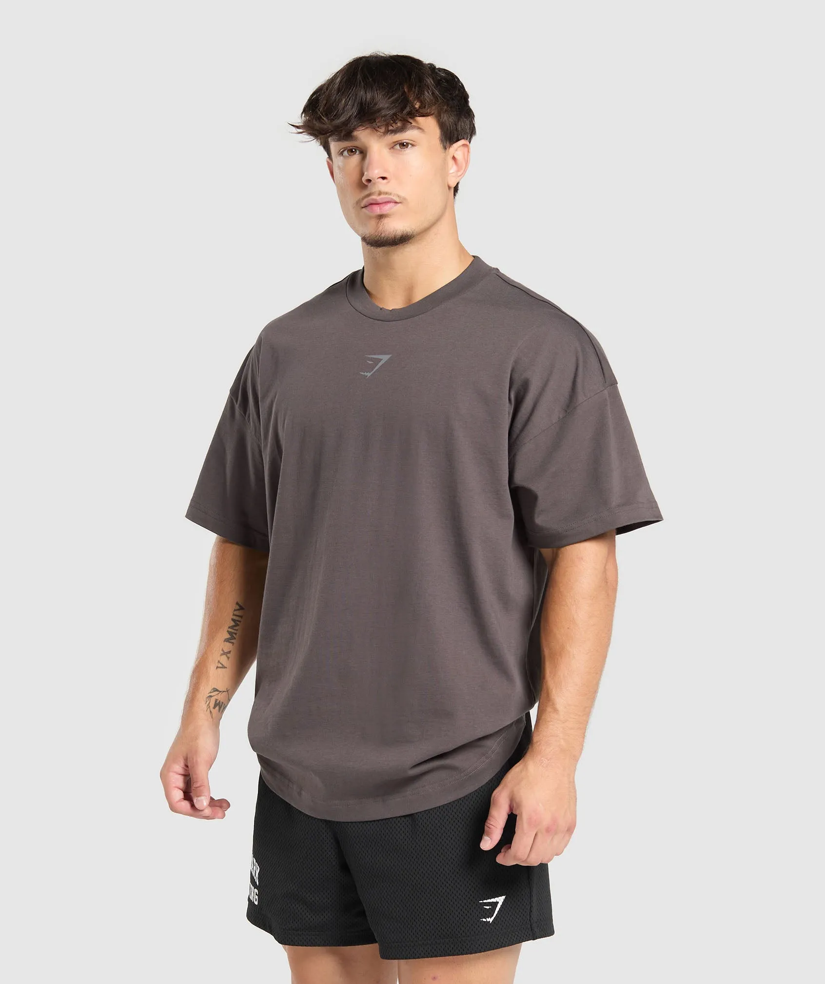 Gymshark Movin' Metal Graphic T-Shirt - Greyed Purple sold by Gymshark product image thumbnail 3