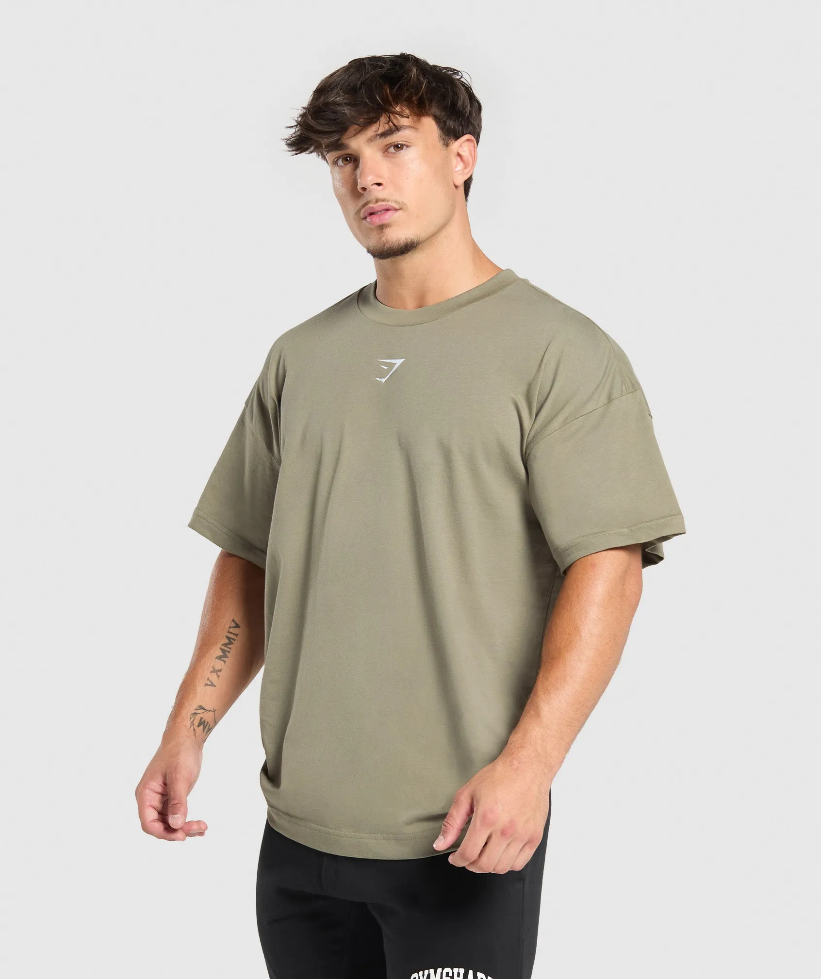 Gymshark Build Your Legacy Graphic T-Shirt - Utility Green sold by Gymshark product image thumbnail 3