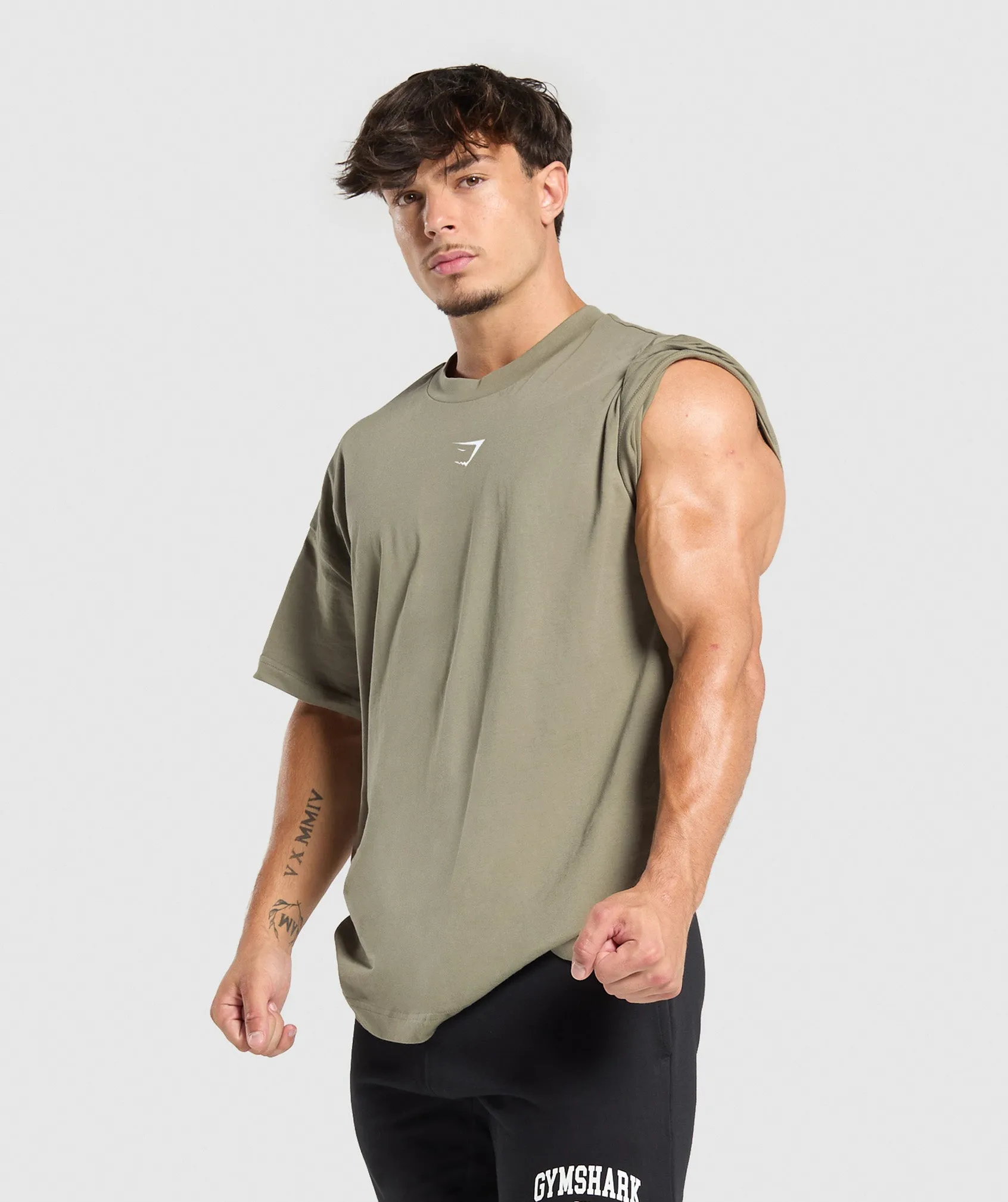 Gymshark Build Your Legacy Graphic T-Shirt - Utility Green sold by Gymshark product image thumbnail 5