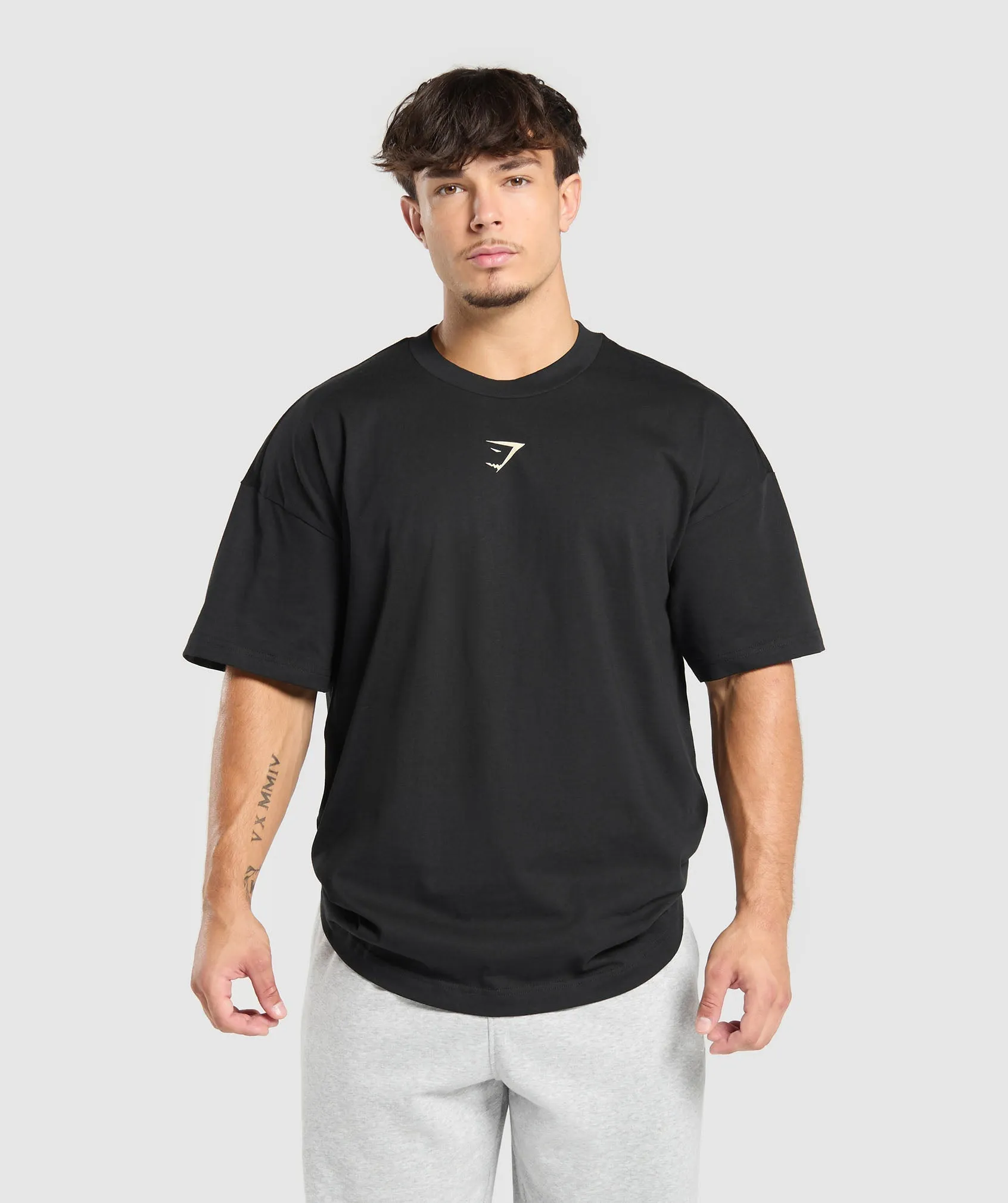 Gymshark Movin' Metal Graphic T-Shirt - Black sold by Gymshark