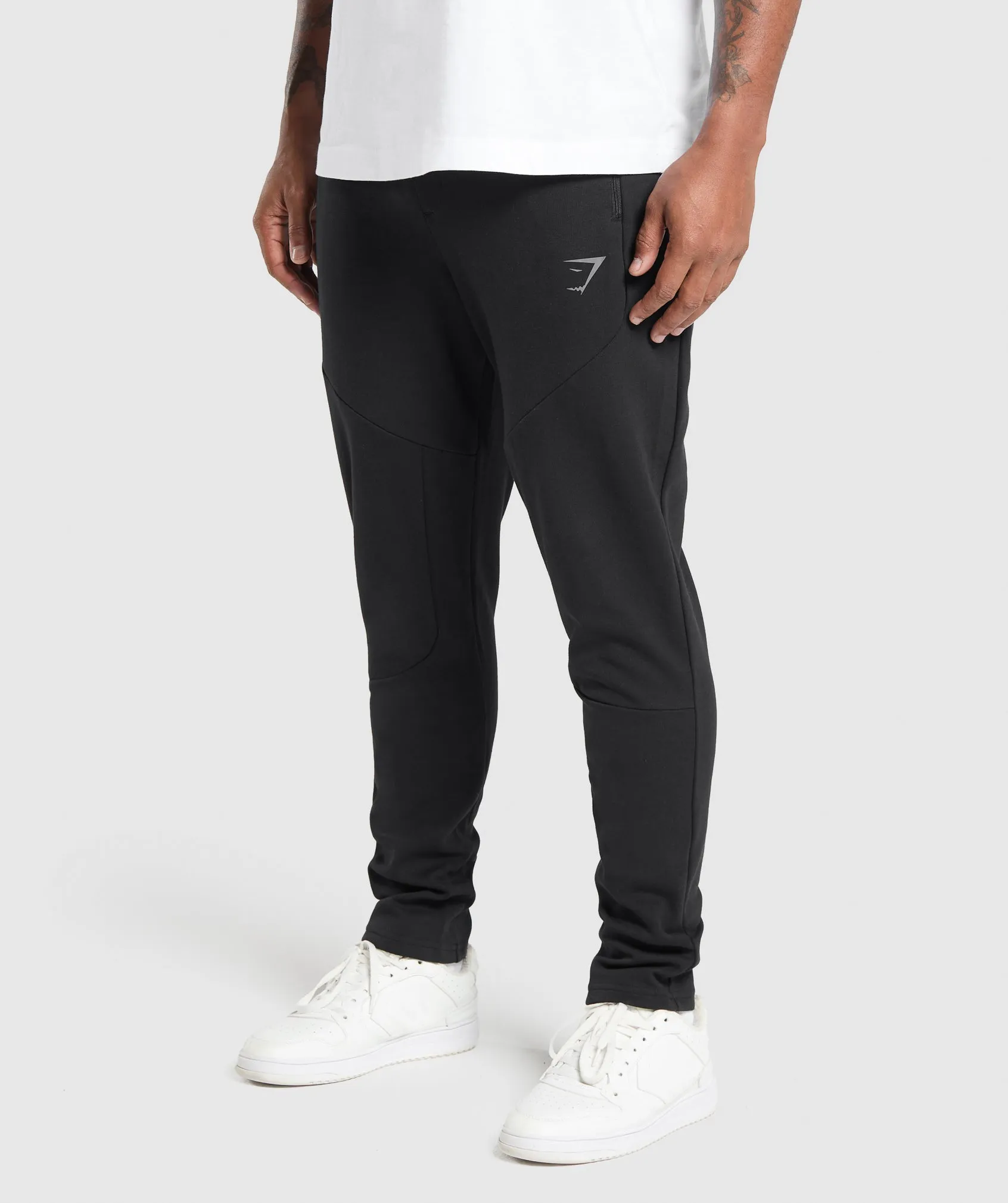 Gymshark Interlock Tech Joggers - Black sold by Gymshark