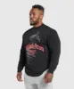 Gymshark British Iron Long Sleeve T-Shirt - Black sold by Gymshark