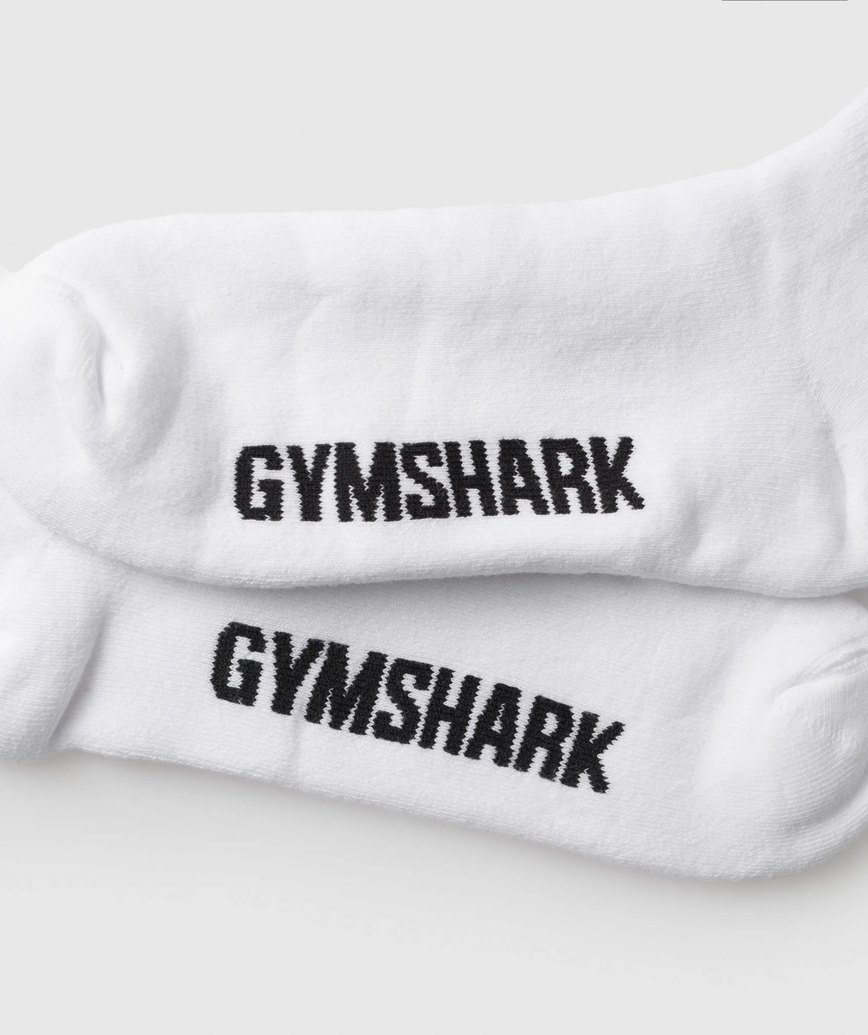 Gymshark Embroidered Terry Single Socks - White sold by Gymshark product image thumbnail 3