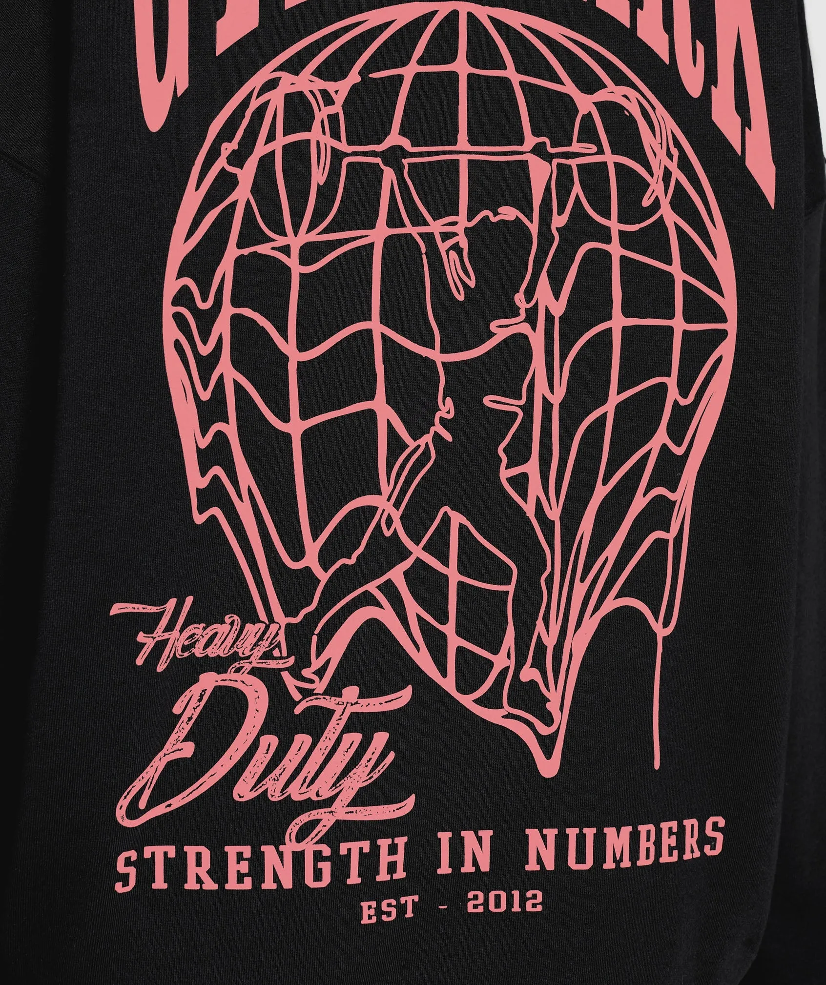 Gymshark Strength In Numbers Hoodie - Black sold by Gymshark product image thumbnail 4