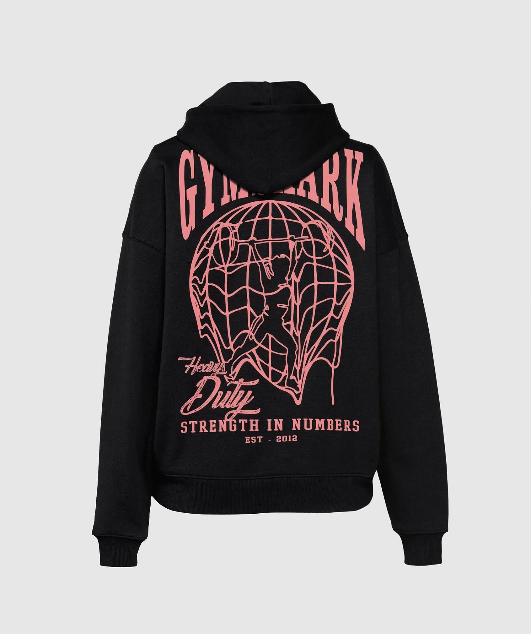Gymshark Strength In Numbers Hoodie - Black sold by Gymshark product image thumbnail 2