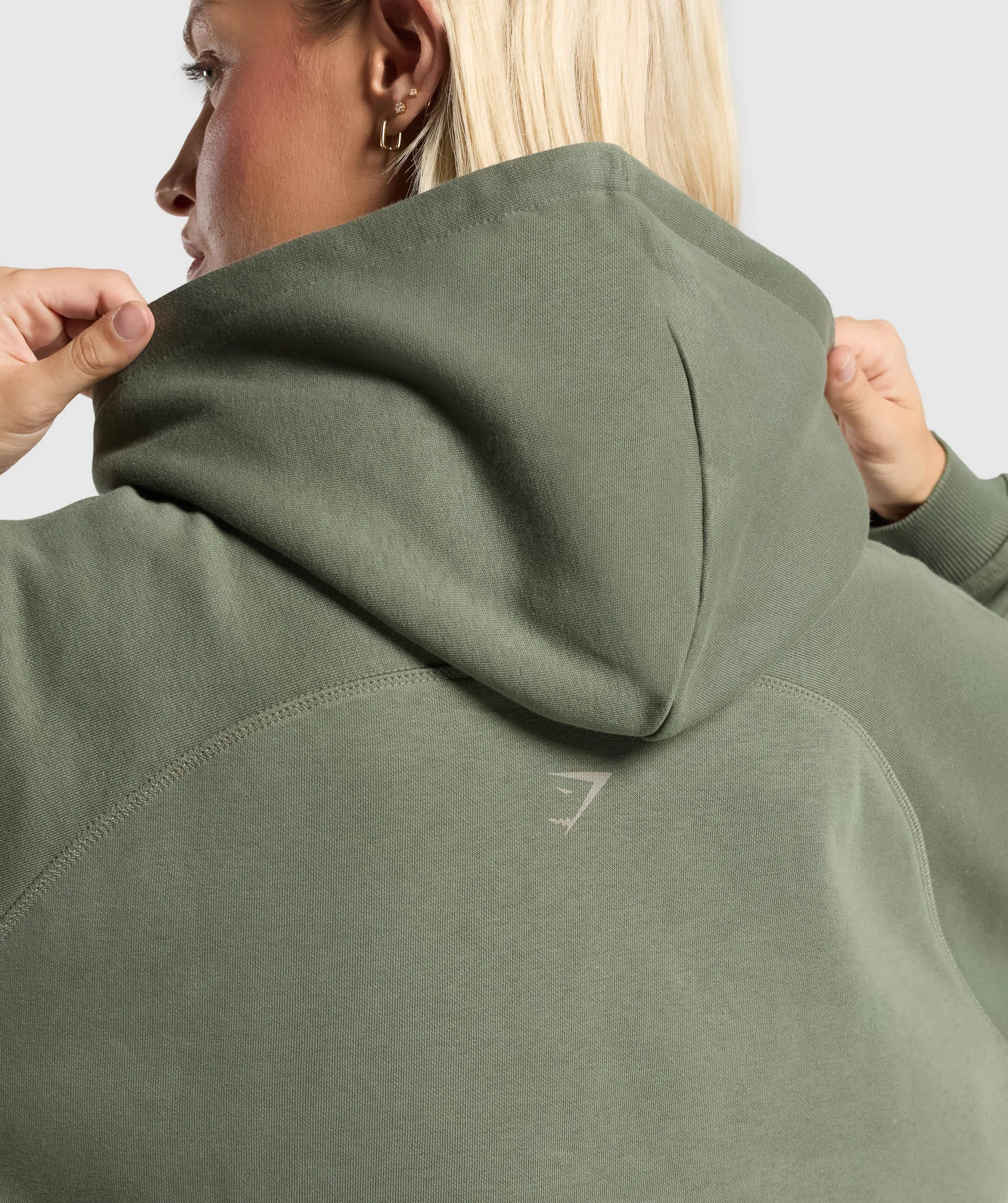 Gymshark Collegiate Lifestyle Hoodie - Base Green sold by Gymshark product image thumbnail 4