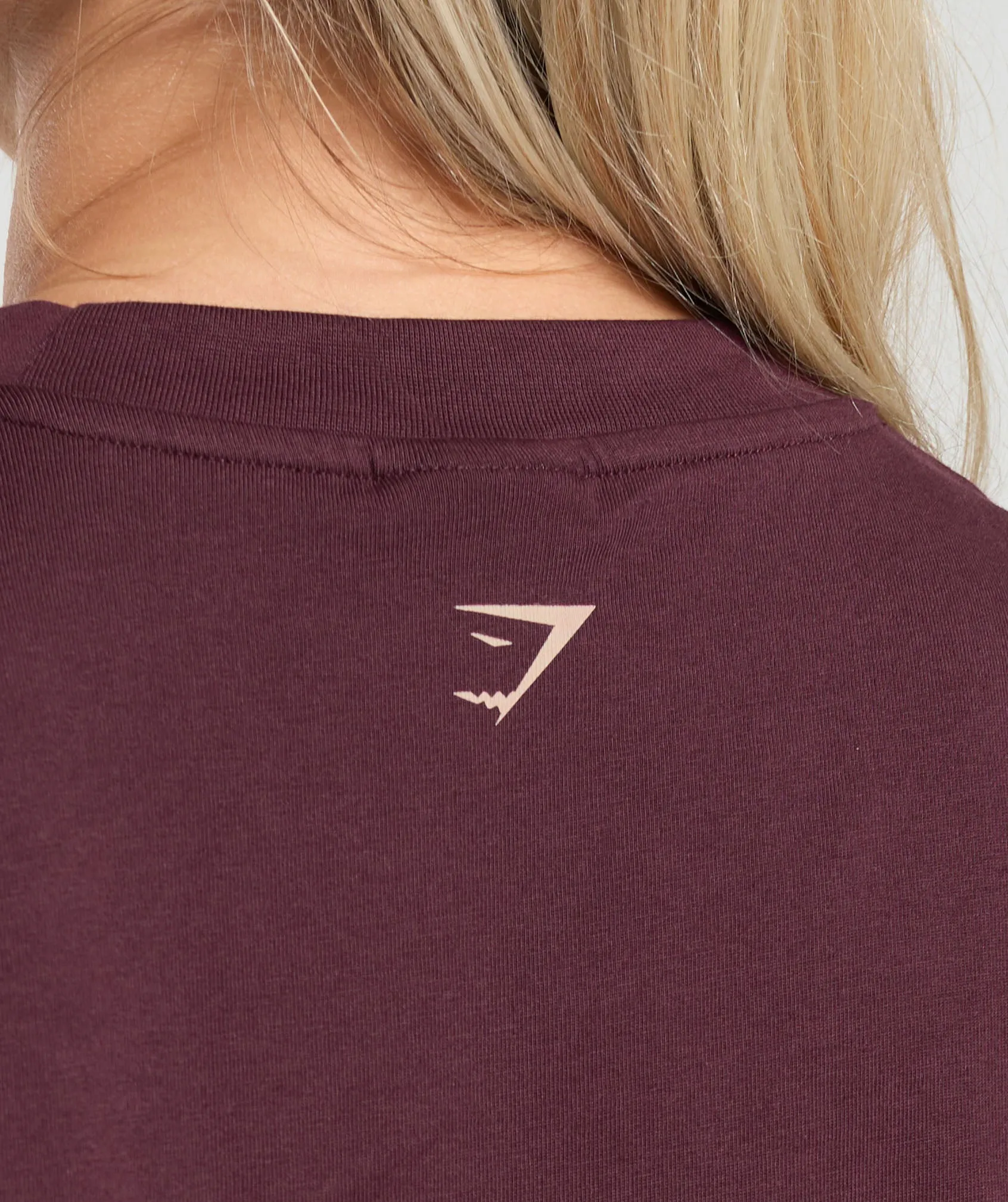 Gymshark Collegiate Lifestyle Oversized T-Shirt - Depth Purple sold by Gymshark product image thumbnail 5