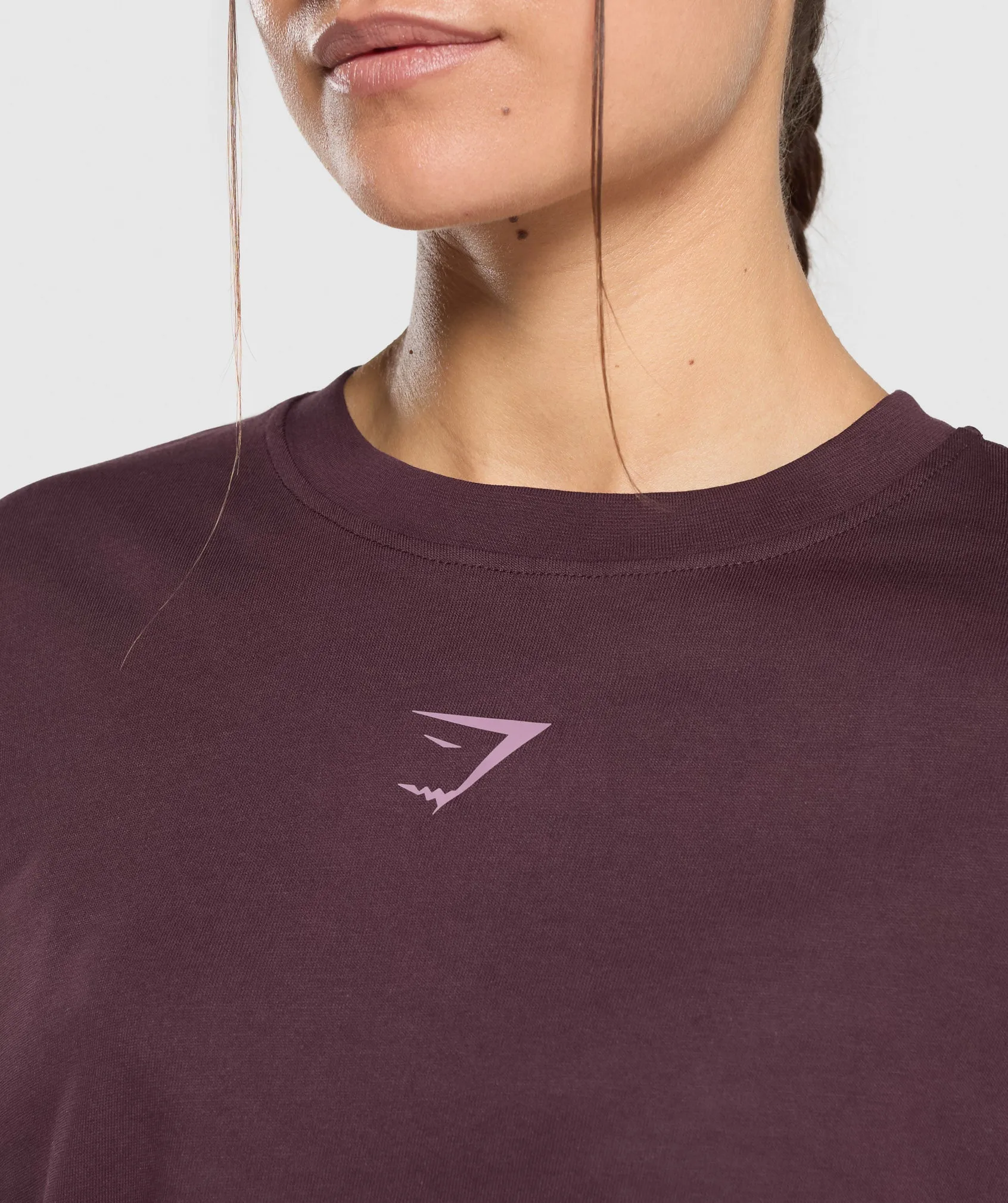 GS Power Oversized T-Shirt - Depth Purple sold by Gymshark product image thumbnail 4