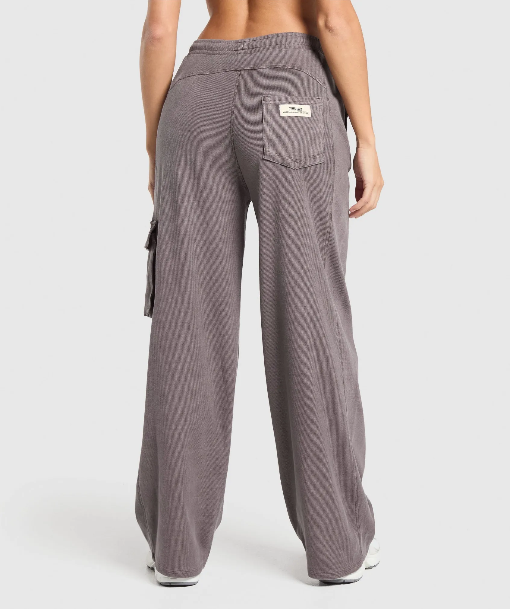 Gymshark Rest Day Ribbed Joggers - Brushed Purple sold by Gymshark product image thumbnail 2