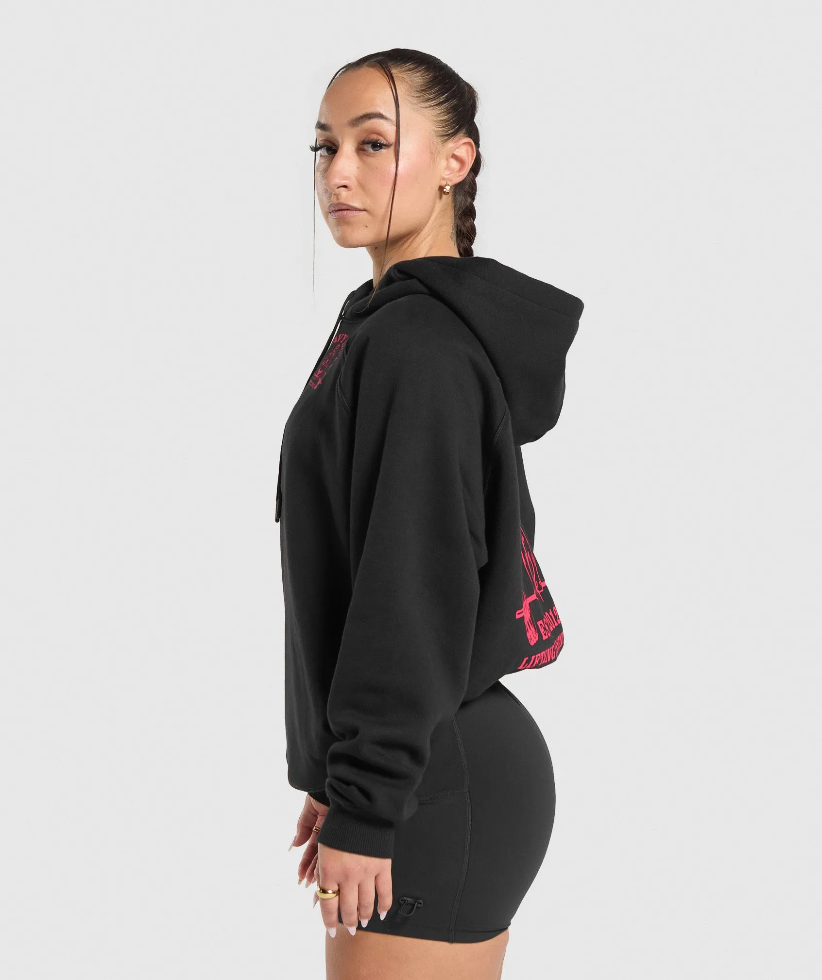 Gymshark Heavy Duty Oversized Hoodie - Black sold by Gymshark product image thumbnail 3