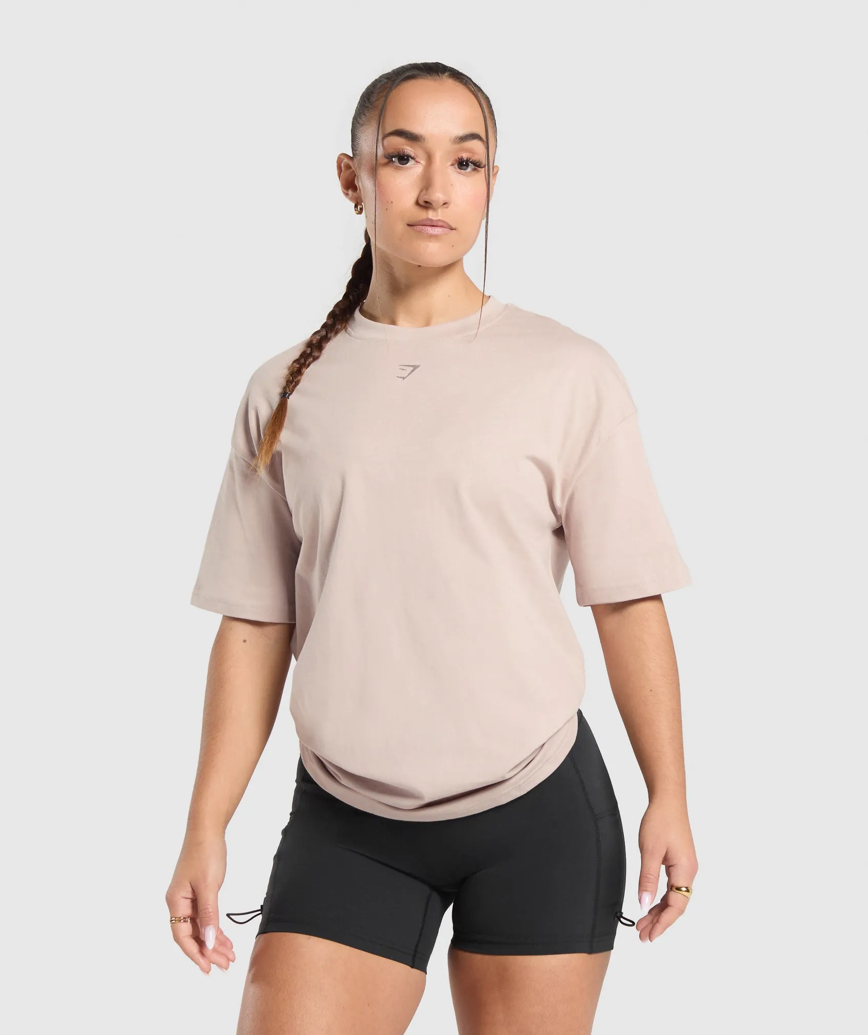 Gymshark Collegiate Oversized T-Shirt - Muted Pink sold by Gymshark product image thumbnail 2