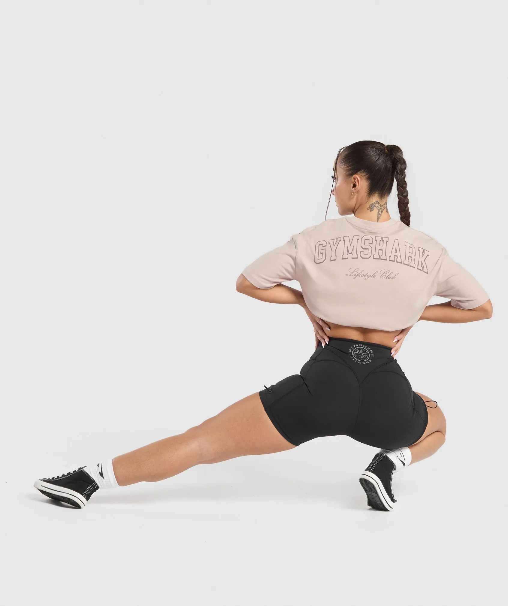 Gymshark Collegiate Oversized T-Shirt - Muted Pink sold by Gymshark product image thumbnail 4