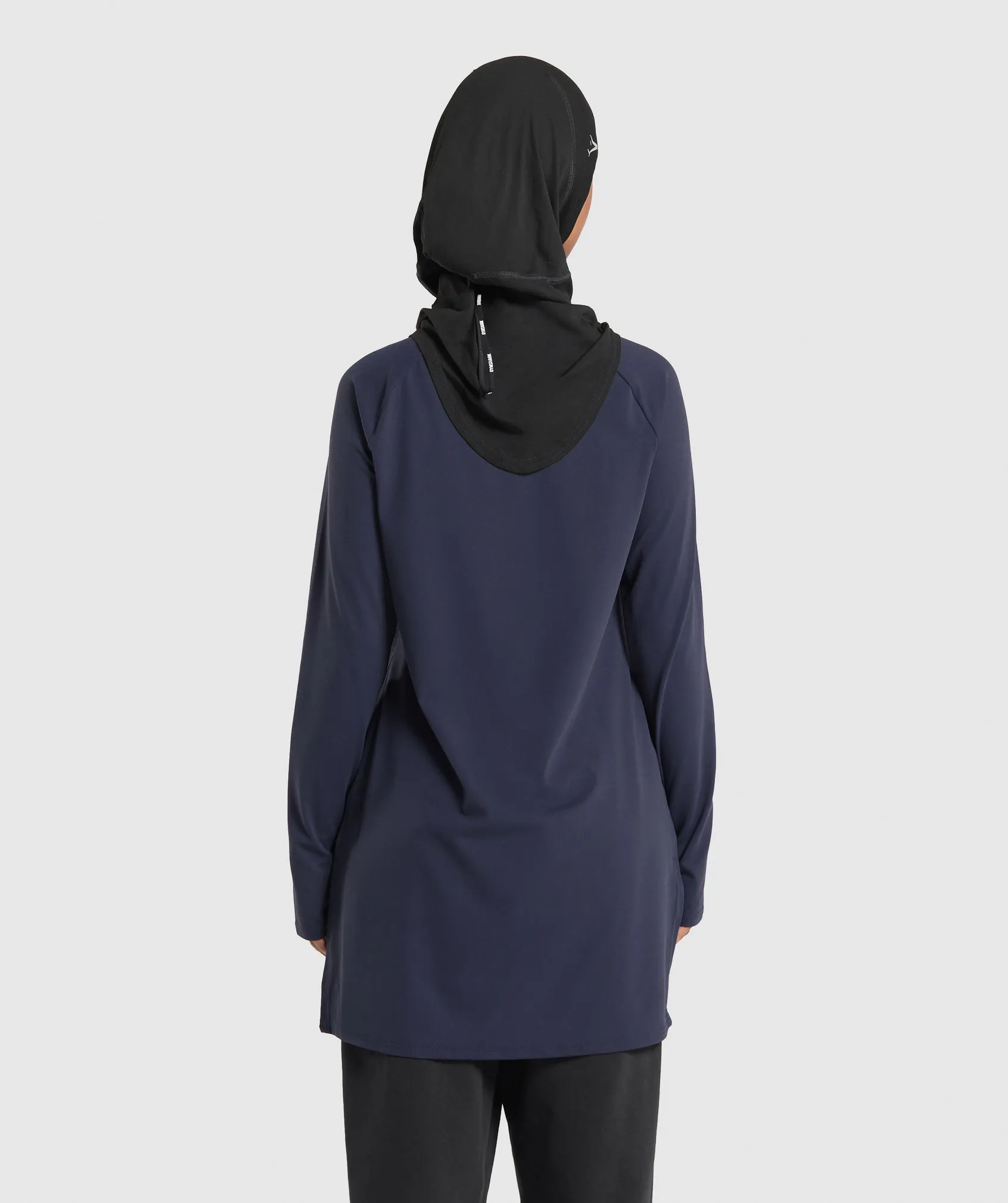 Gymshark Long Line Long Sleeve Top - Heavy Blue sold by Gymshark product image thumbnail 2