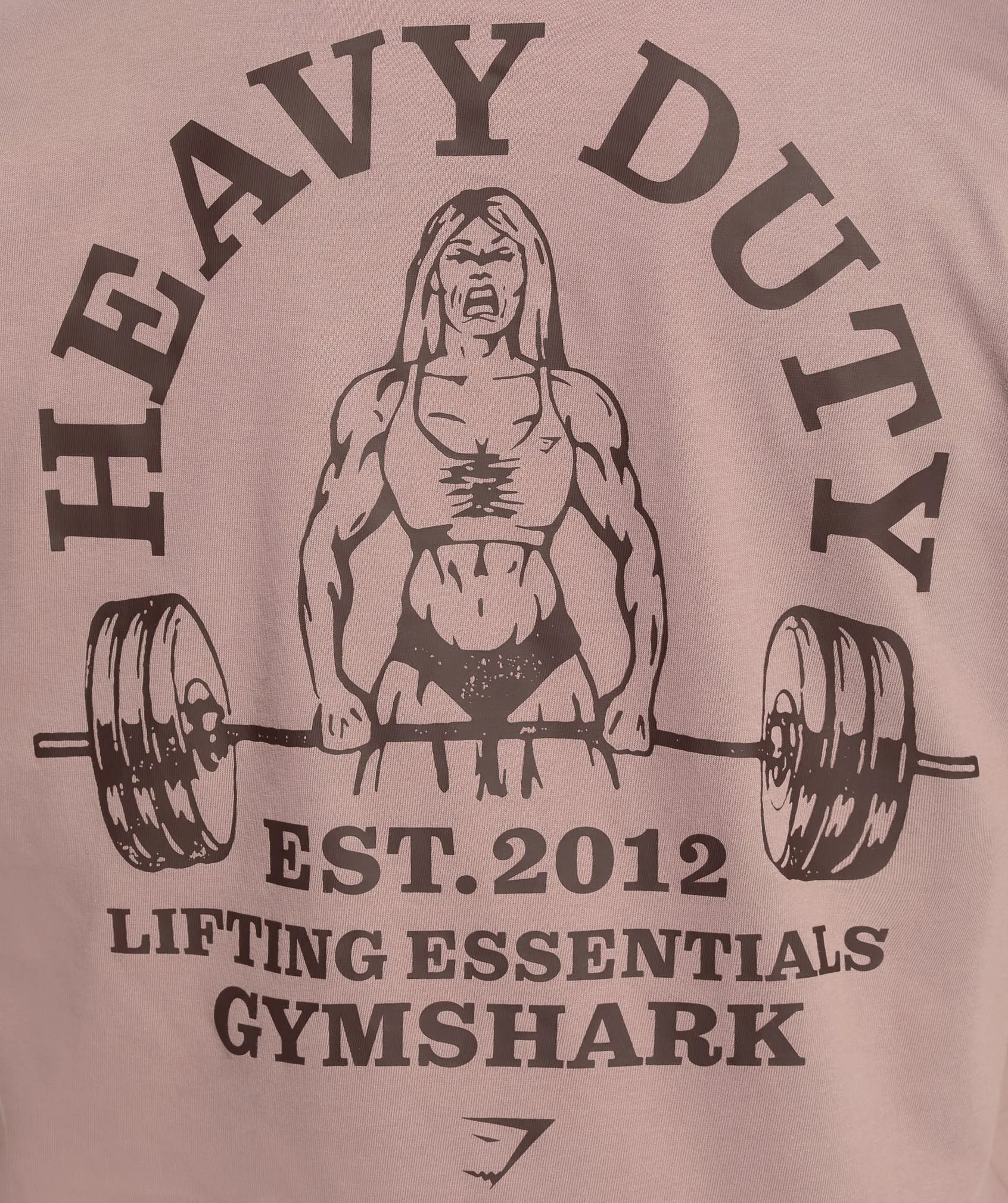 Gymshark Heavy Duty Oversized T-Shirt - Powder Mauve sold by Gymshark product image thumbnail 5