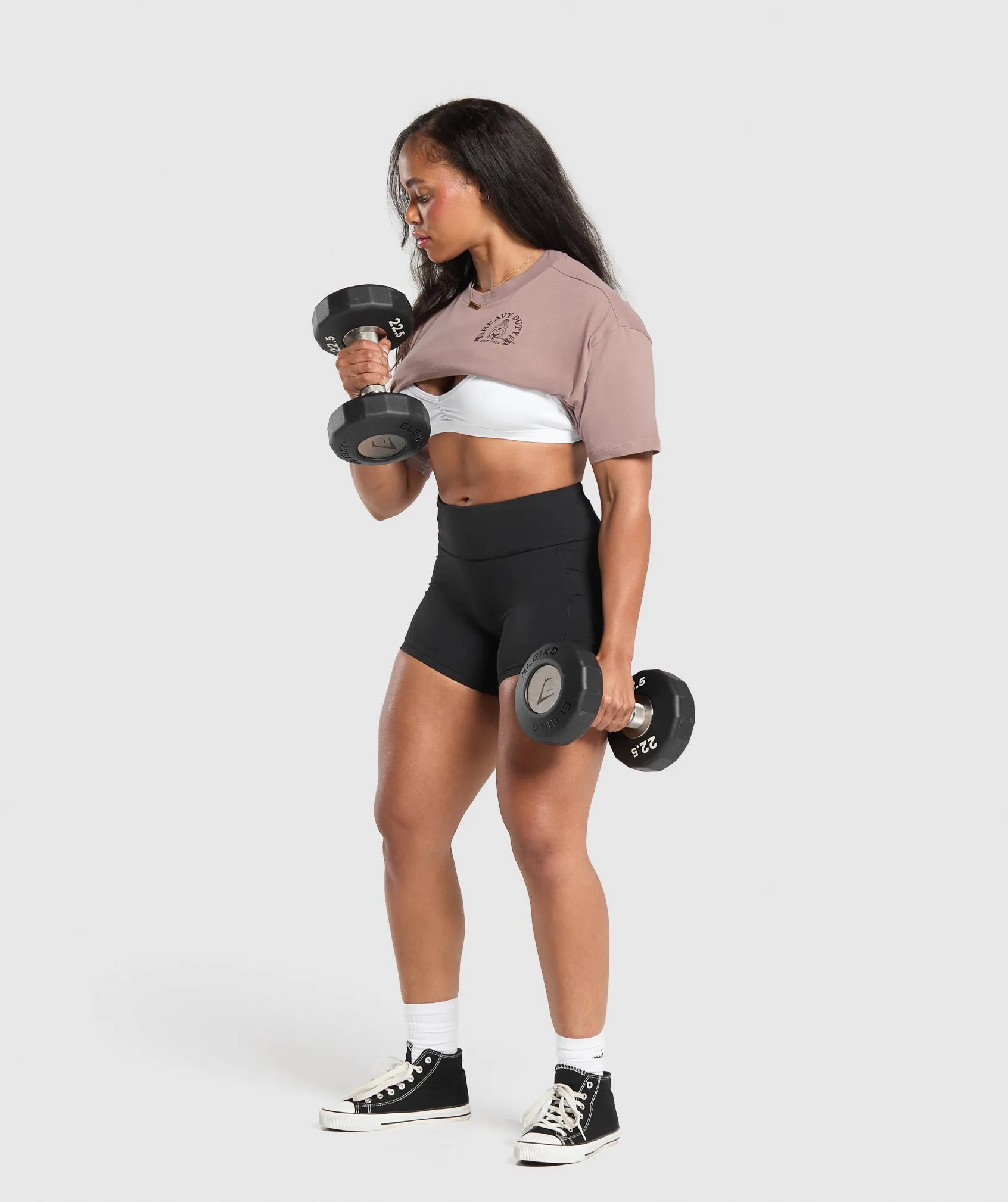 Gymshark Heavy Duty Oversized T-Shirt - Powder Mauve sold by Gymshark product image thumbnail 4