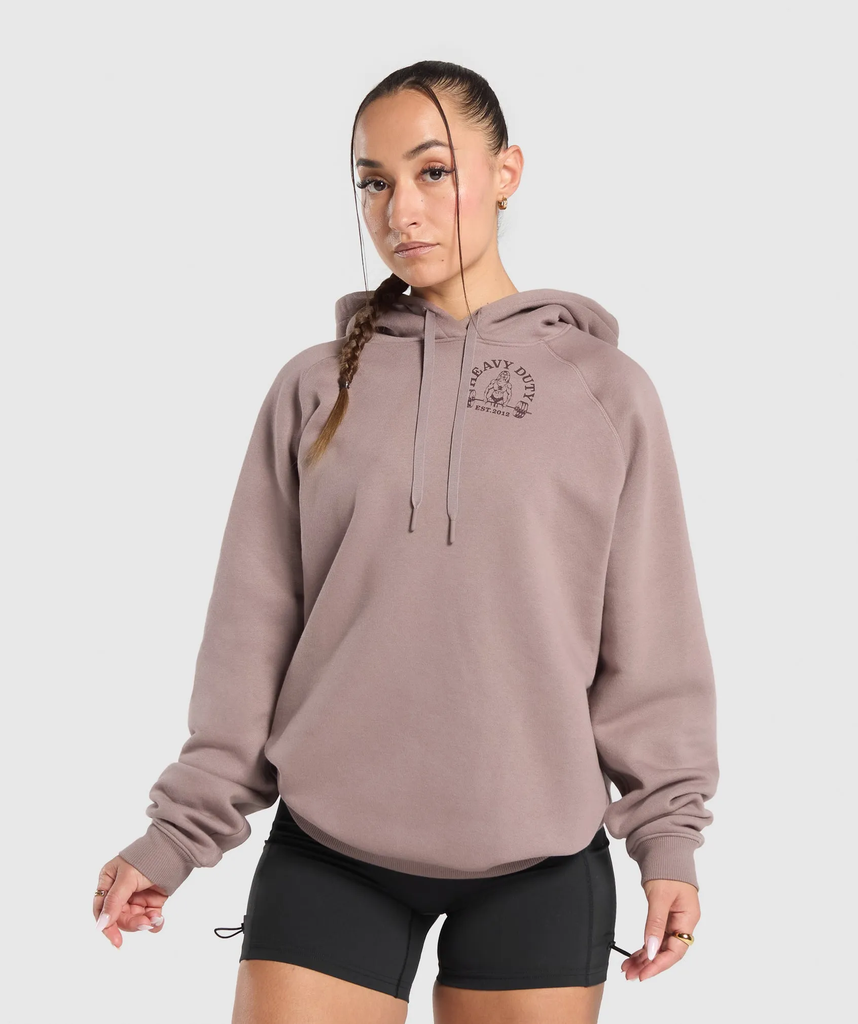 Gymshark Heavy Duty Oversized Hoodie - Powder Mauve sold by Gymshark product image thumbnail 2