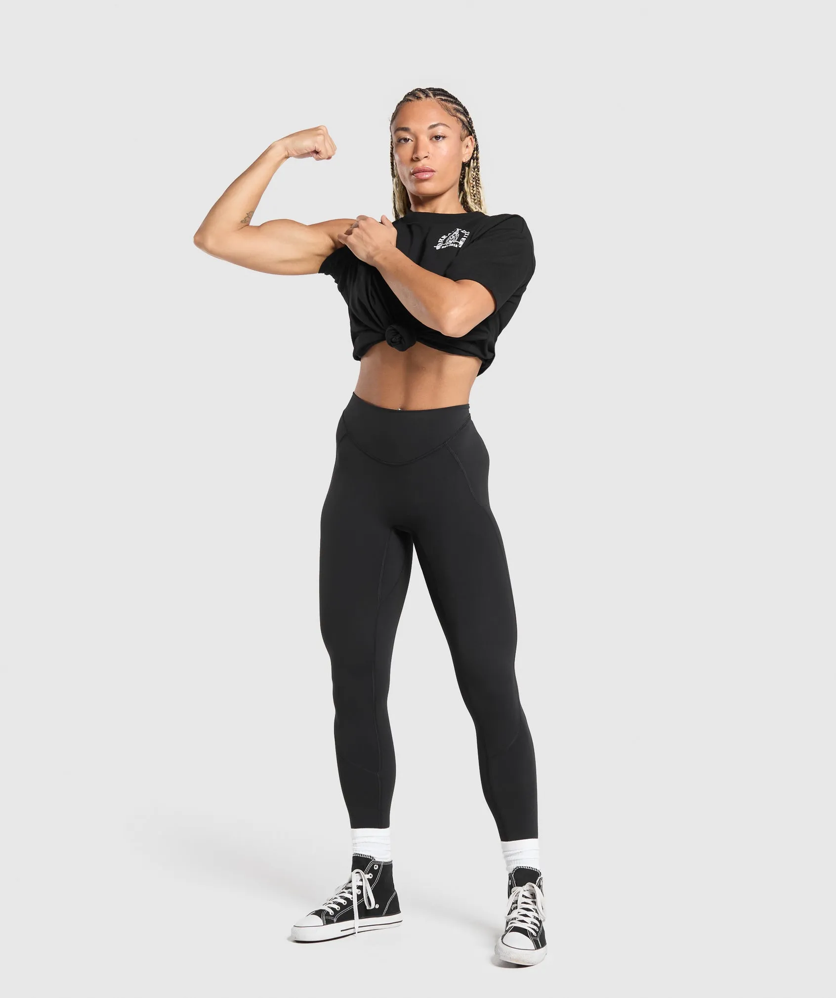 Gymshark Heavy Duty Oversized T-Shirt - Black sold by Gymshark product image thumbnail 4