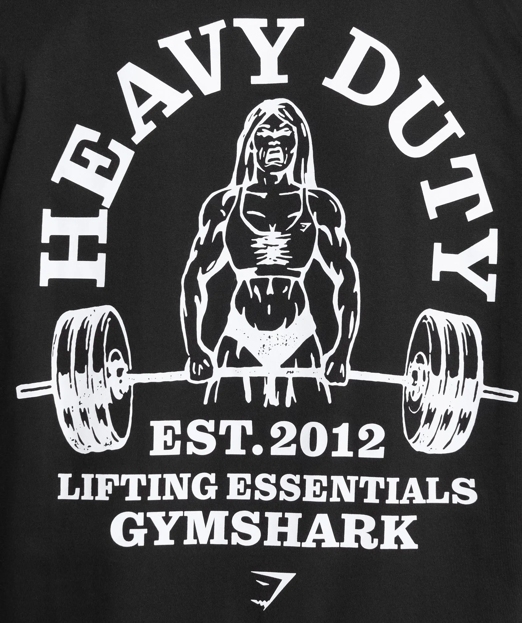 Gymshark Heavy Duty Oversized T-Shirt - Black sold by Gymshark product image thumbnail 5