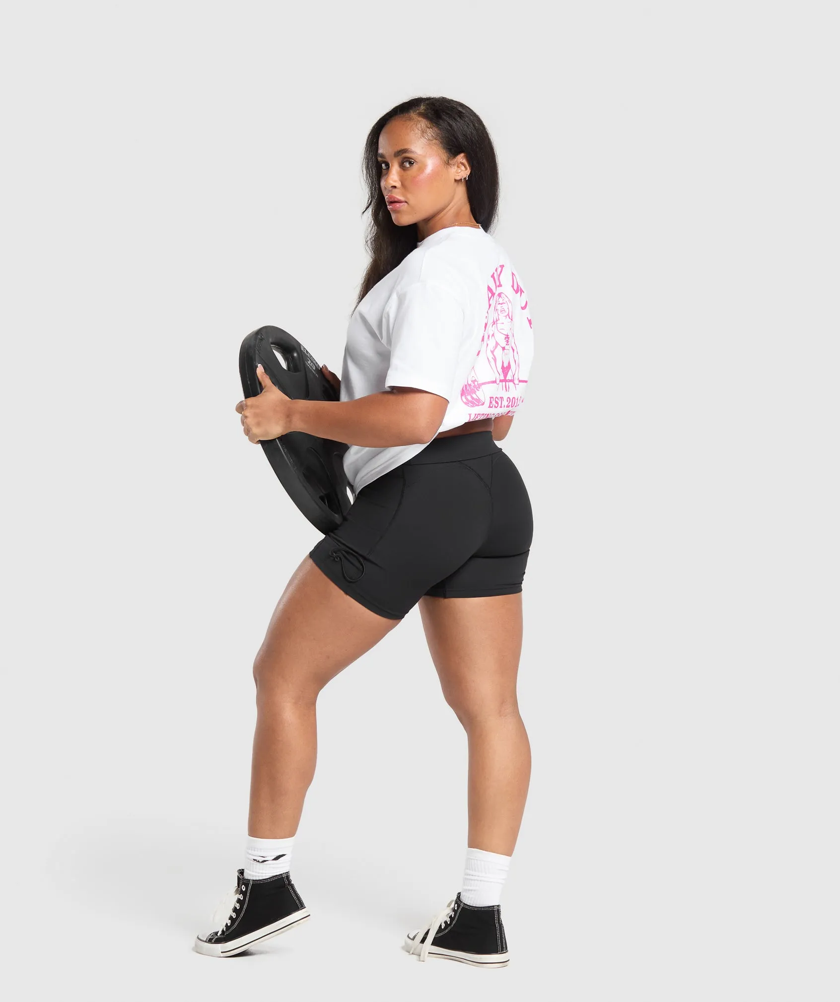 Gymshark Heavy Duty Oversized T-Shirt - White sold by Gymshark product image thumbnail 4