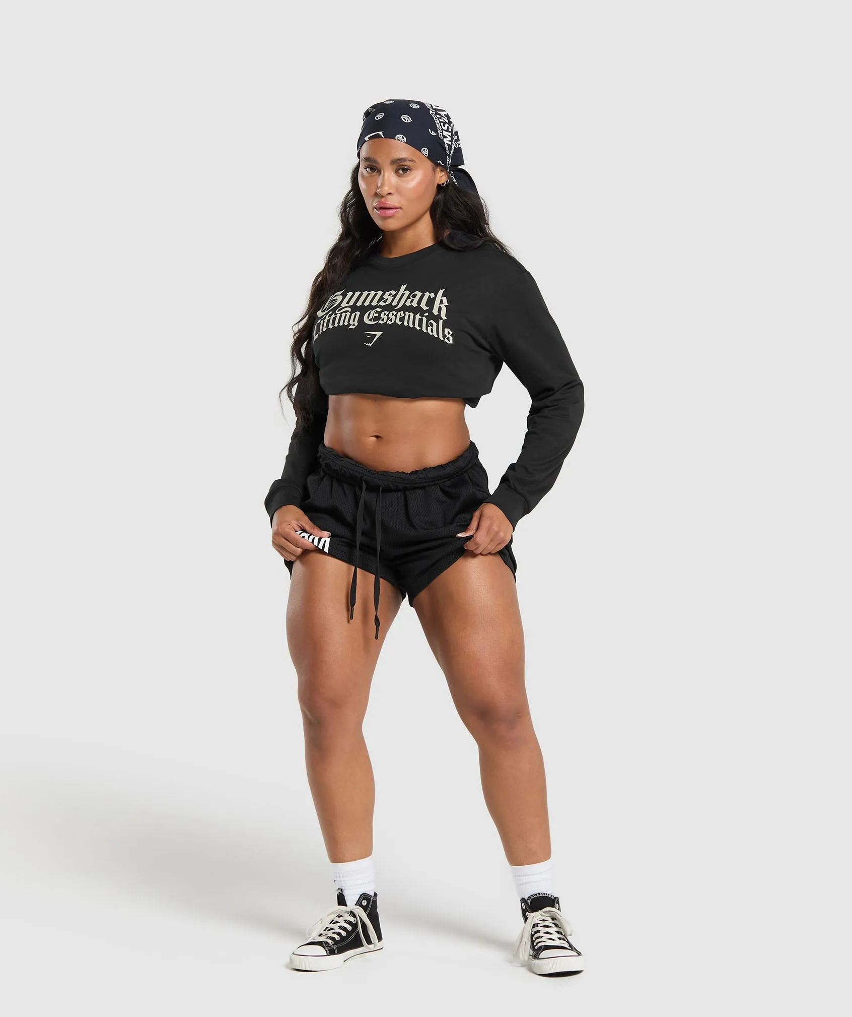 Gymshark Lifting Essentials Long Sleeve Top - Black sold by Gymshark product image thumbnail 4