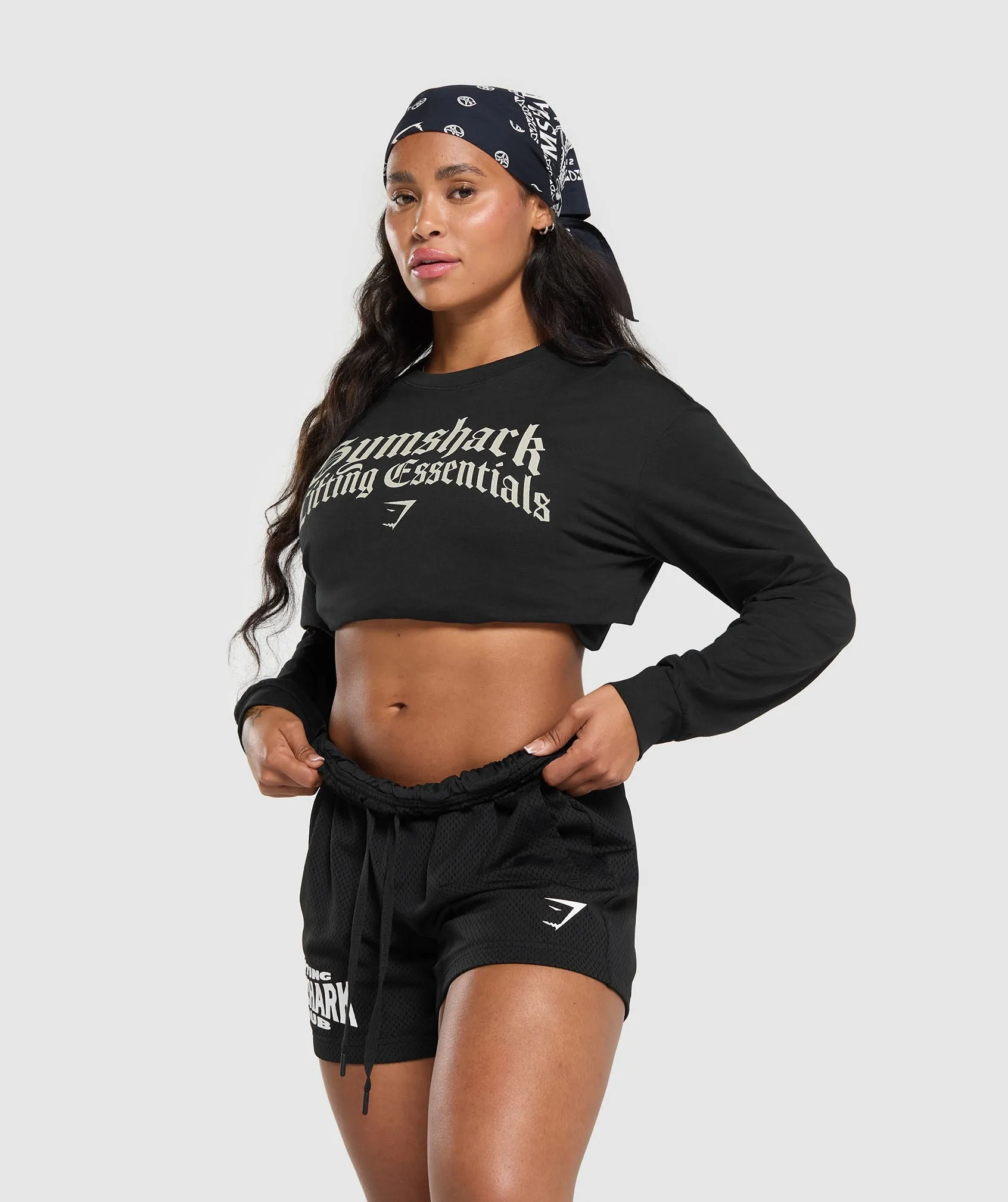Gymshark Lifting Essentials Long Sleeve Top - Black sold by Gymshark product image thumbnail 5