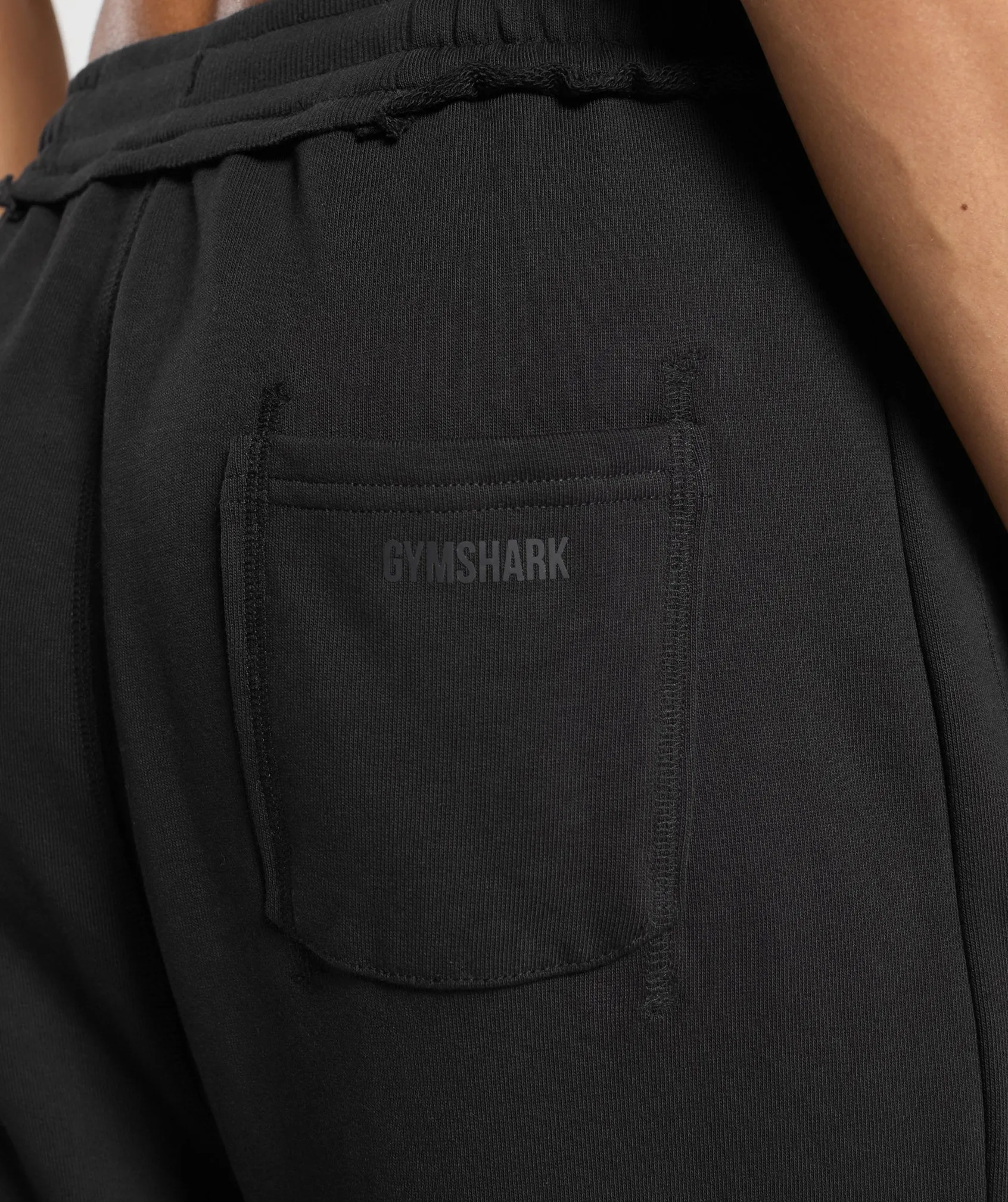 Gymshark Superset Oversized Joggers - Black sold by Gymshark product image thumbnail 4