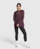Gymshark Collegiate Lifestyle Long Sleeve Top - Depth Purple sold by Gymshark