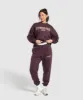 Gymshark Collegiate Lifestyle Oversized Swearshirt - Depth Purple sold by Gymshark