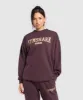 Gymshark Collegiate Lifestyle Oversized Swearshirt - Depth Purple sold by Gymshark