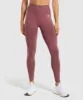 Gymshark Vital Seamless Leggings - Burgundy Pink Marl sold by Gymshark