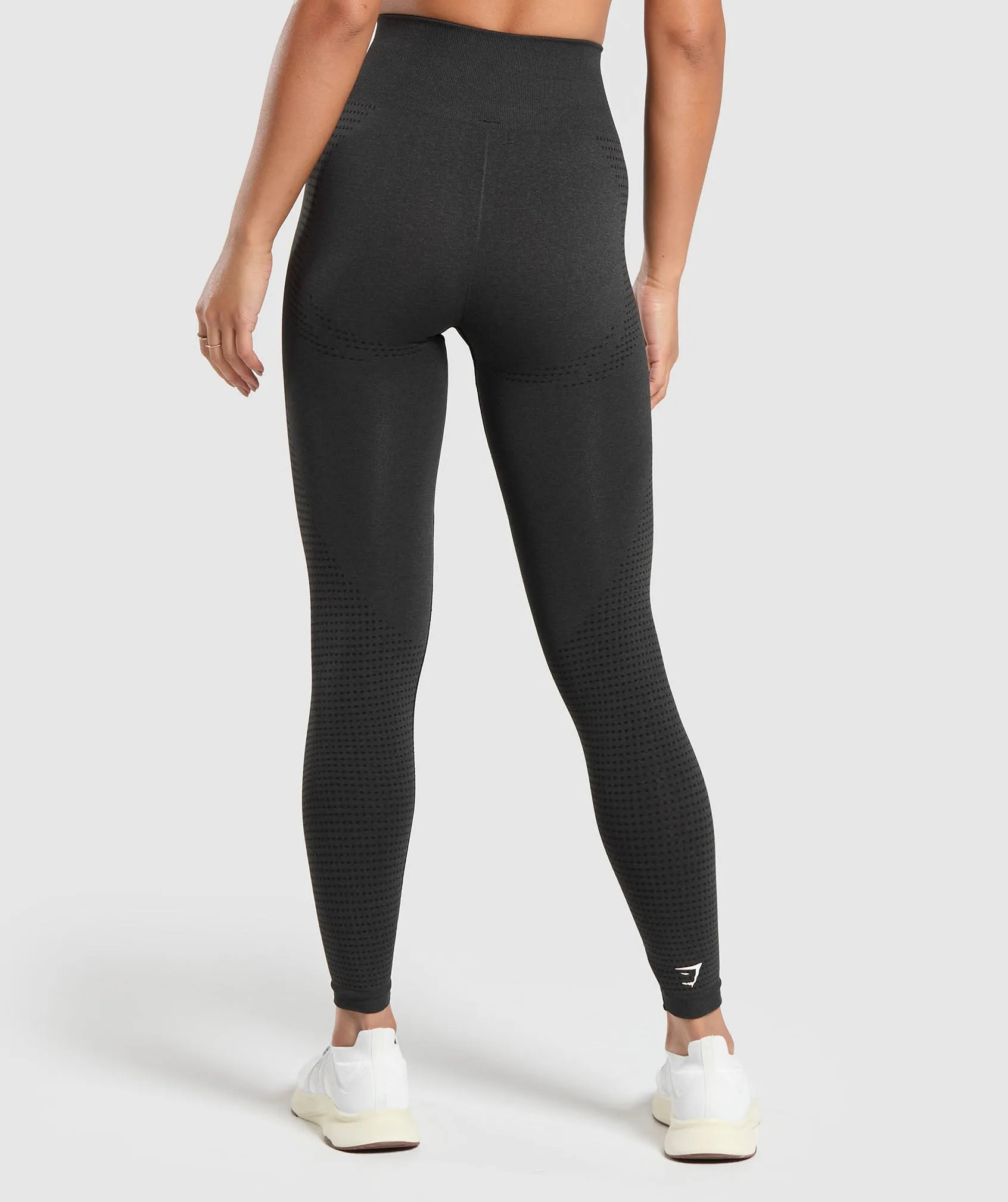 Gymshark Vital Seamless 2.0 Leggings - Black Marl sold by Gymshark product image thumbnail 2