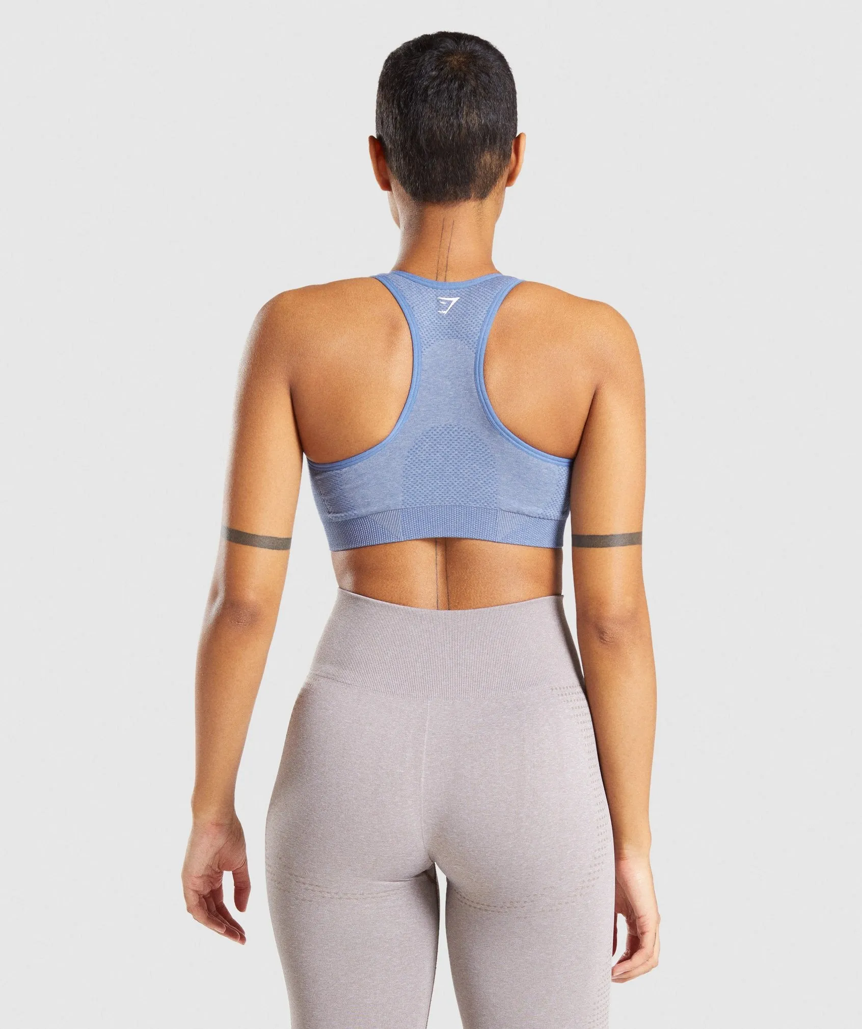 Gymshark Vital Seamless 2.0 Sports Bra - Blue Marl sold by Gymshark product image thumbnail 2