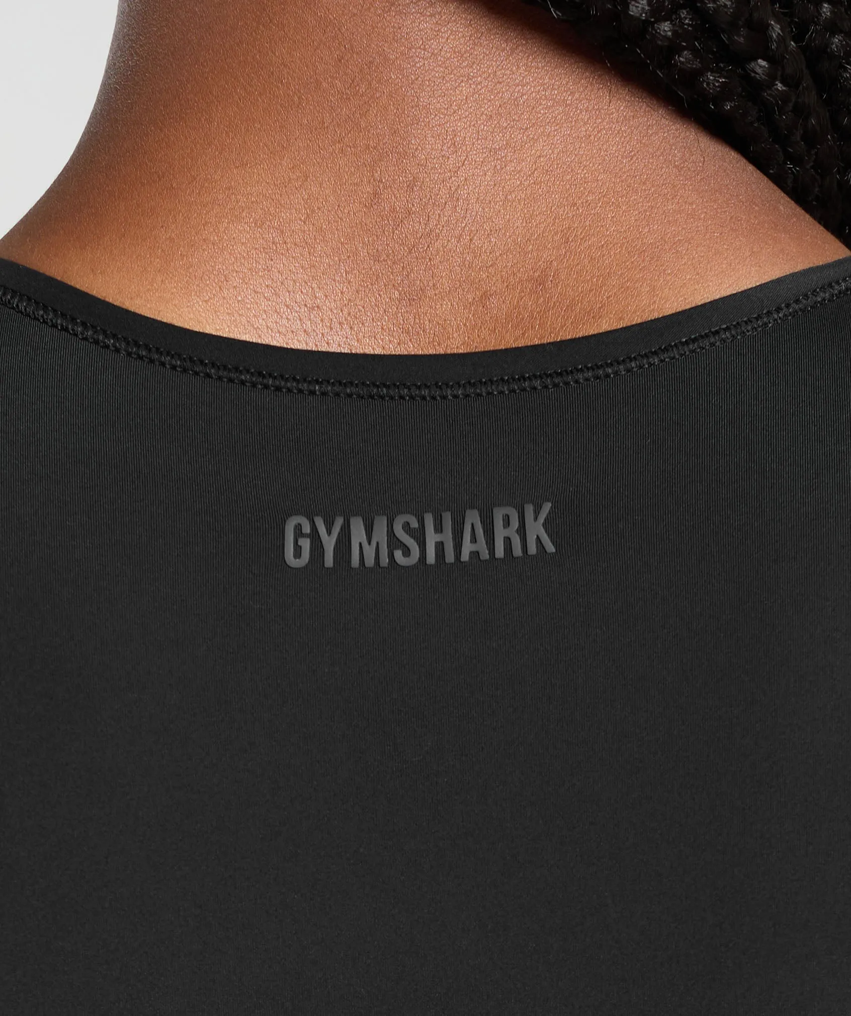 Gymshark Rest Day Tank With Shelf - Black sold by Gymshark product image thumbnail 4