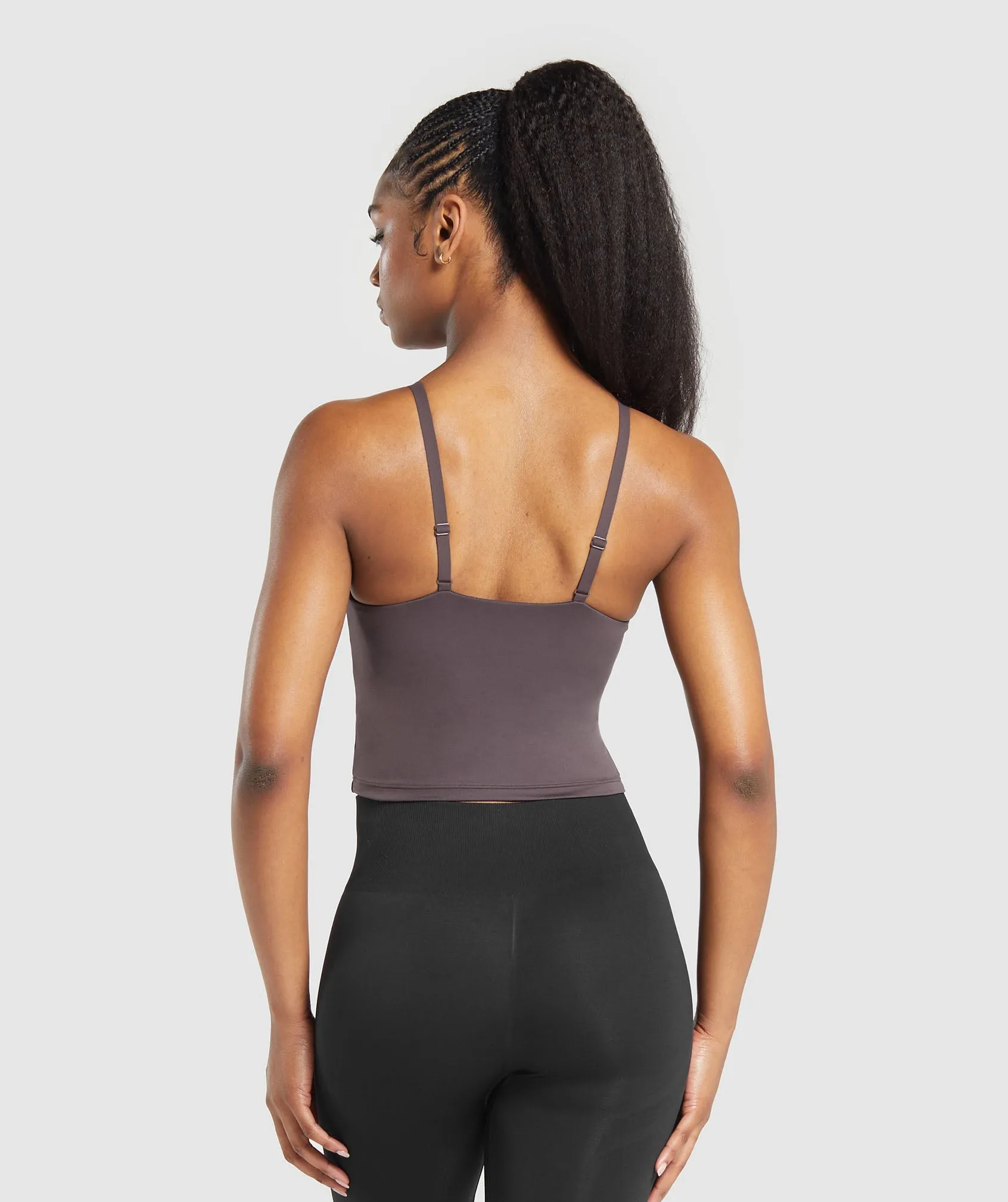 Gymshark Everyday Cami Tank With Shelf - Greyed Purple sold by Gymshark product image thumbnail 2
