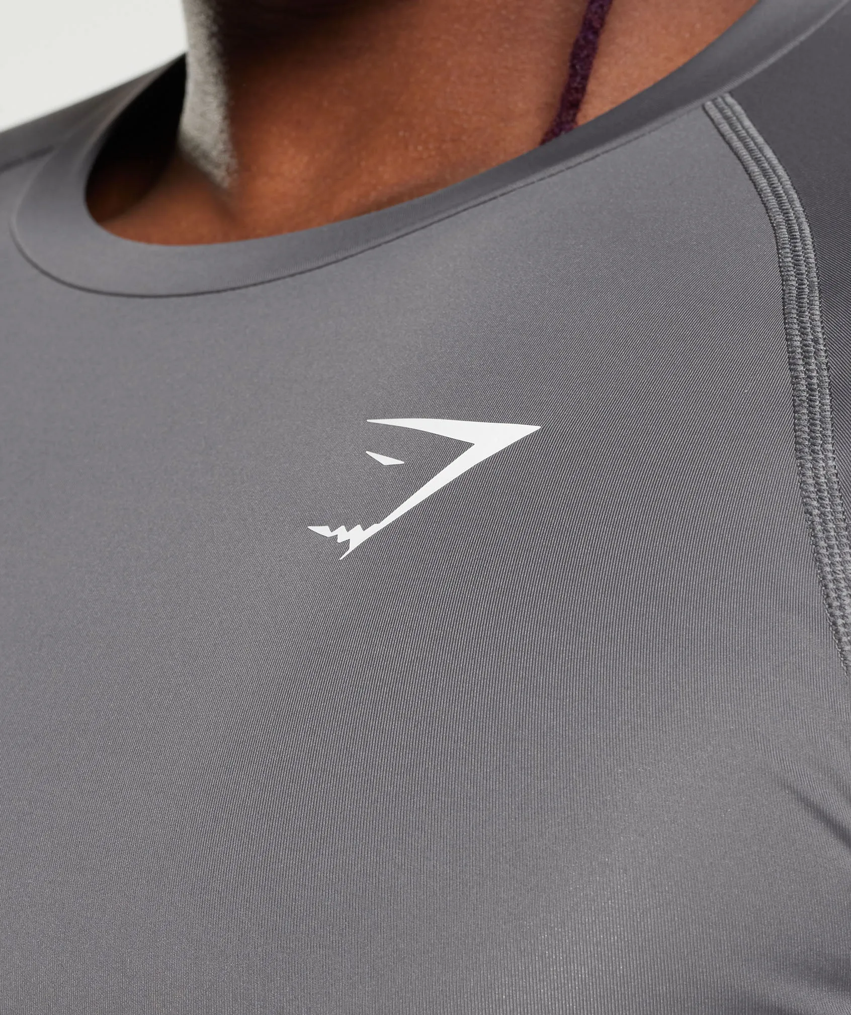 Gymshark Element Baselayer T-Shirt - Silhouette Grey sold by Gymshark product image thumbnail 3