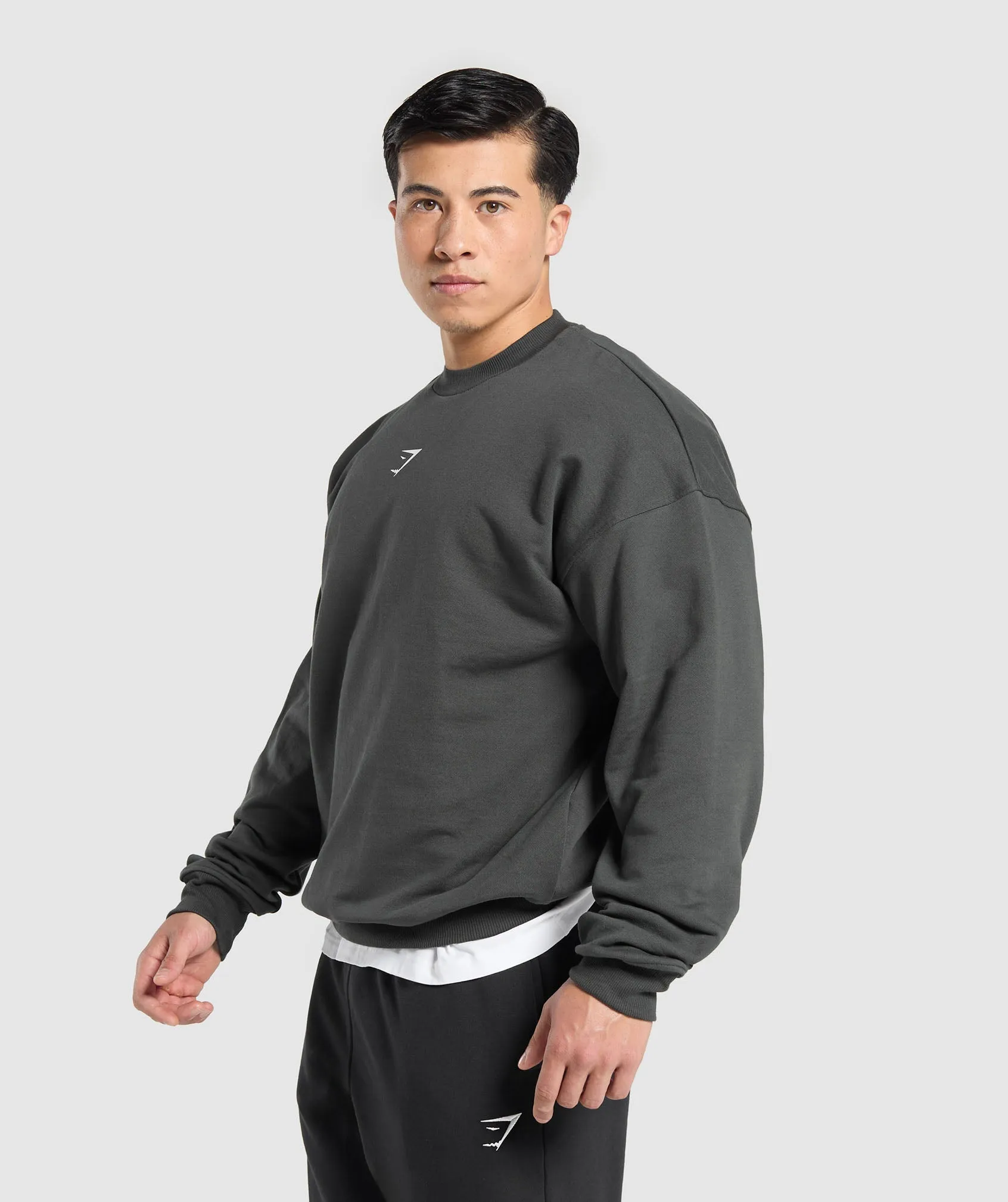 Gymshark Liftmas Crew - Asphalt Grey sold by Gymshark product image thumbnail 3