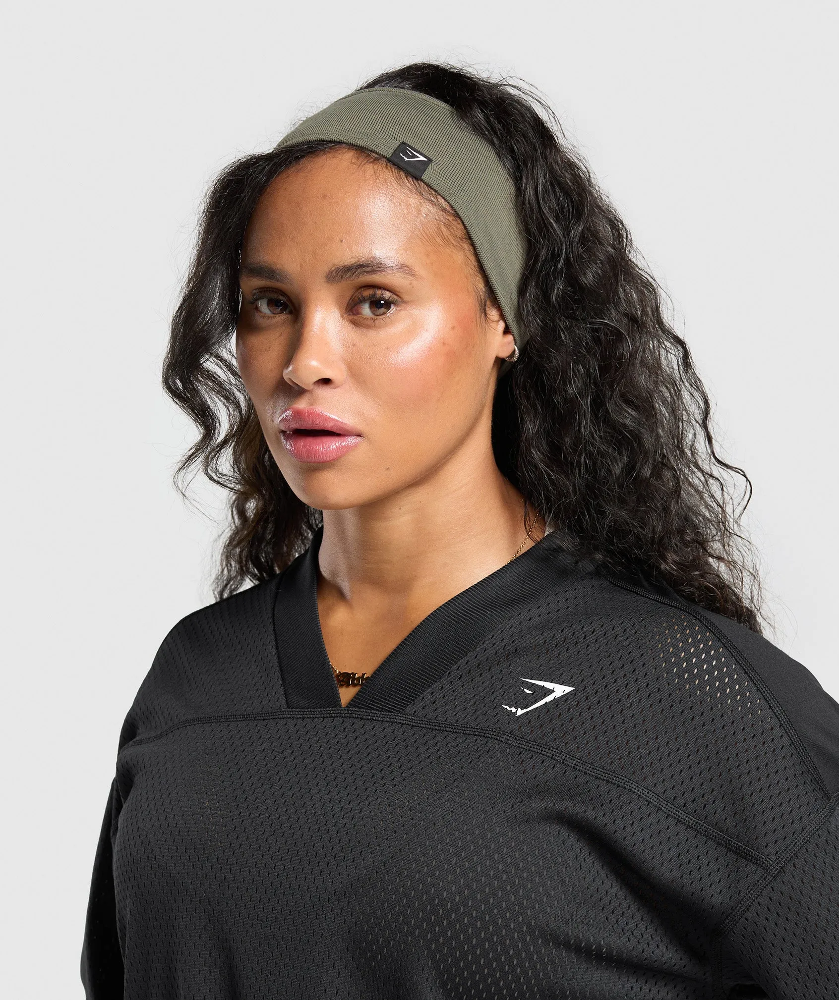 Gymshark Diffuse Single Layer Sweat Headband - Base Green sold by Gymshark