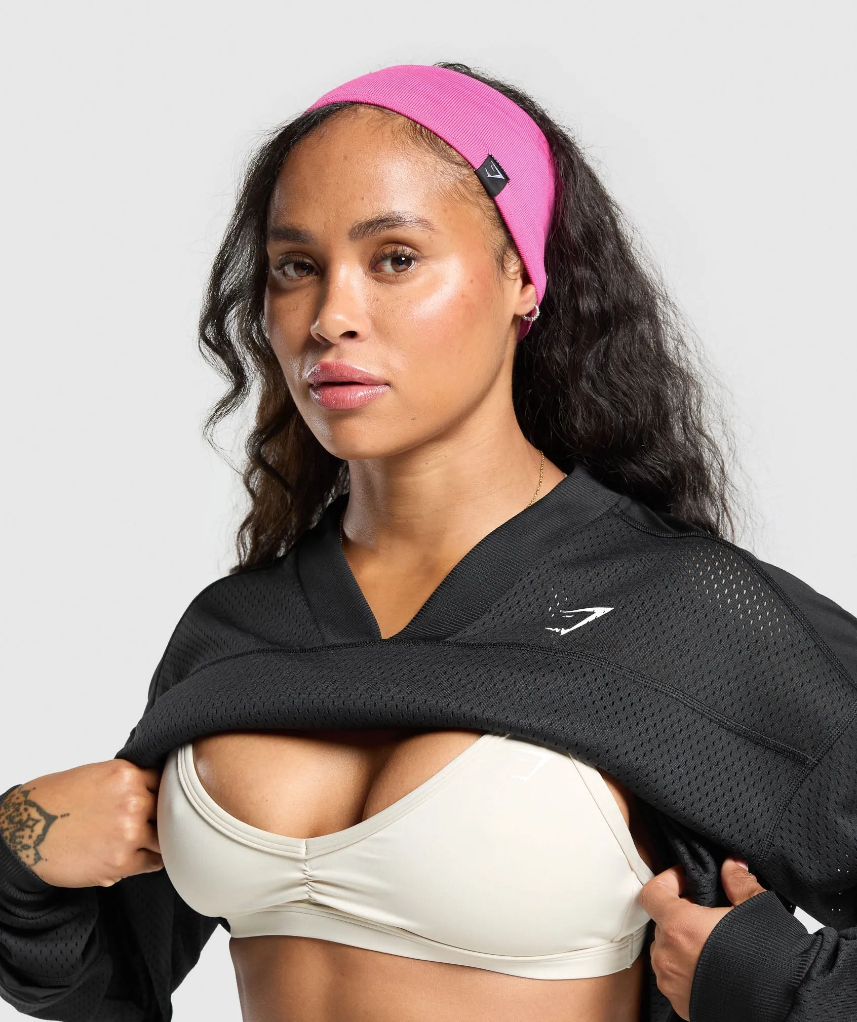 Gymshark Diffuse Sweat Headband - Fetch Pink sold by Gymshark