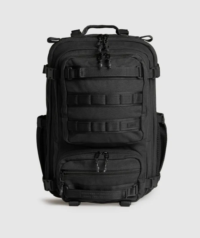 Gymshark Founders Tactical Backpack - Black sold by Gymshark