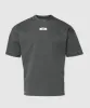 Gymshark Heavyweight Rib Short Sleeve Crew - Asphalt Grey sold by Gymshark