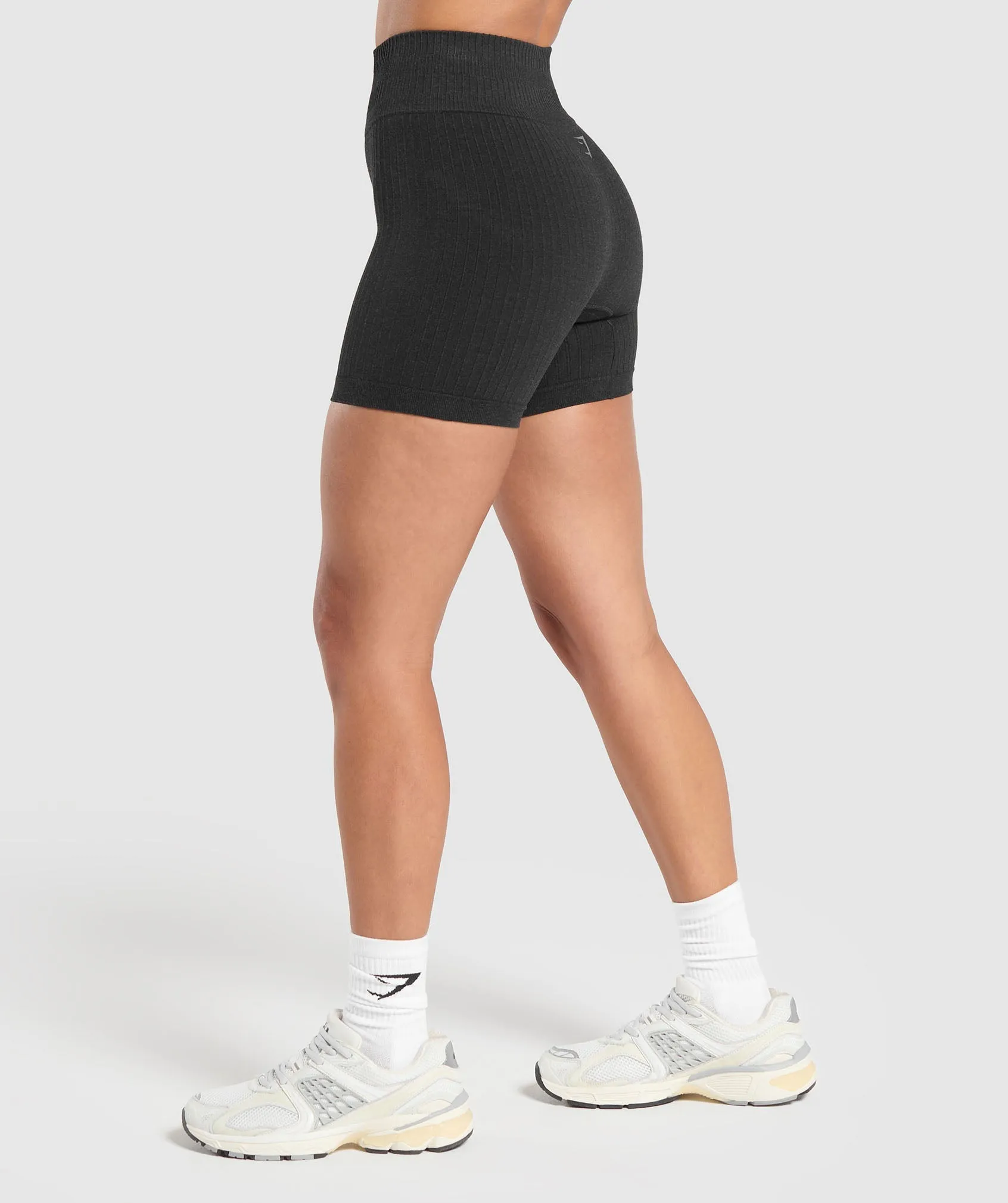 Gymshark Rest Day Seamless Modal Shorts - Bros Coal Marl sold by Gymshark product image thumbnail 3