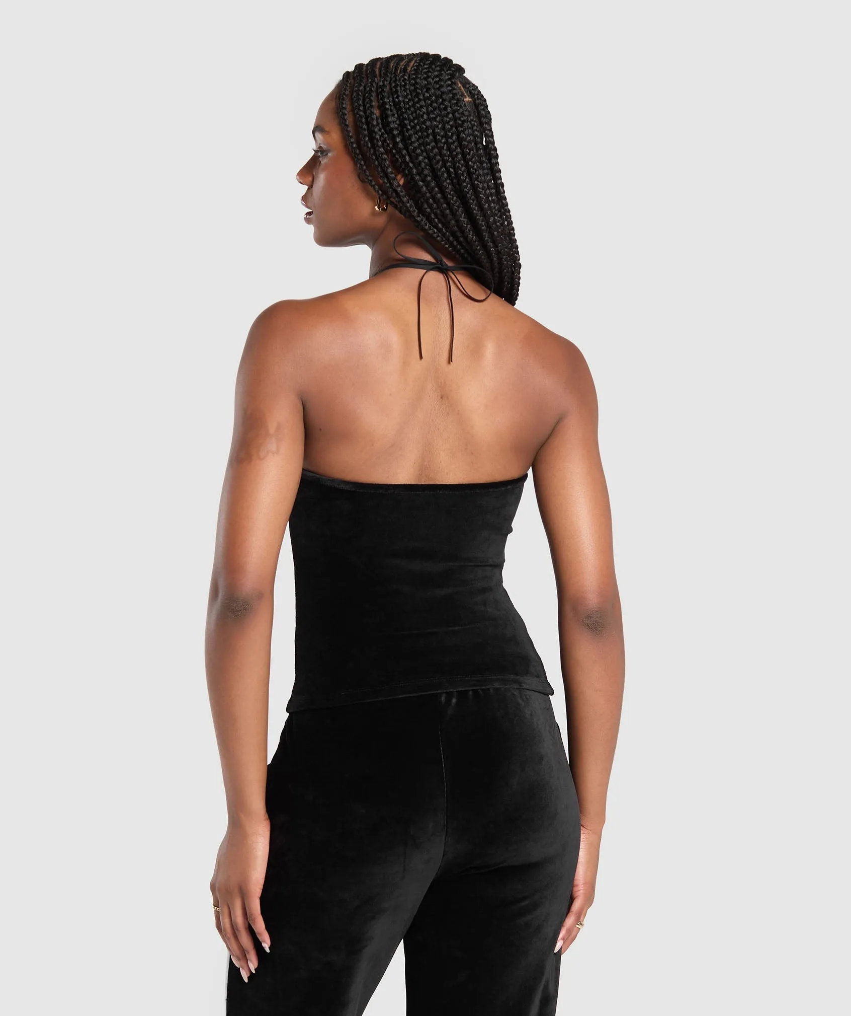 Gymshark Velour Tank - Black sold by Gymshark product image thumbnail 2
